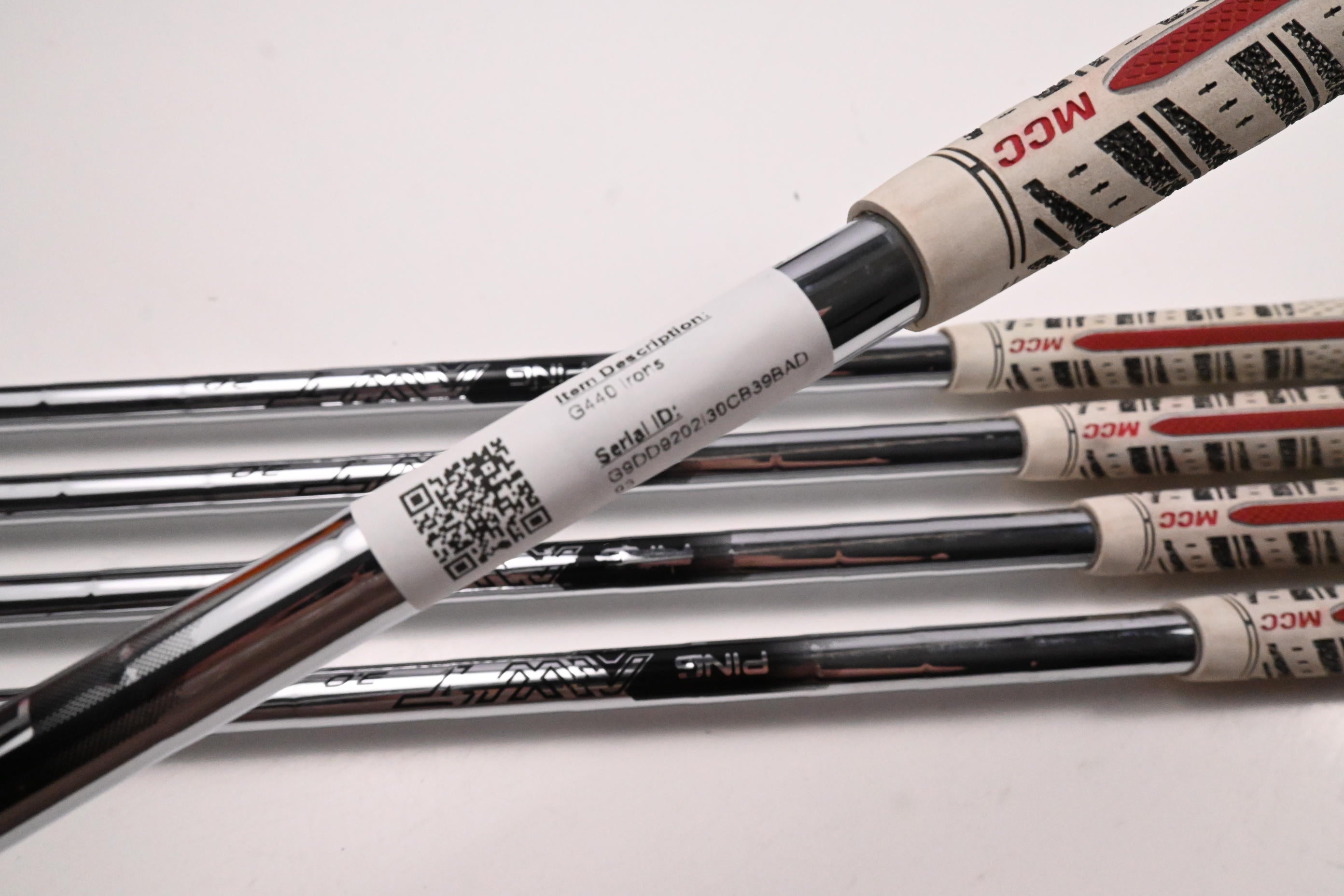 Ping G440 Irons / 6-PW / Blue Dot / Regular Flex Ping AWT 3.0 Shafts
