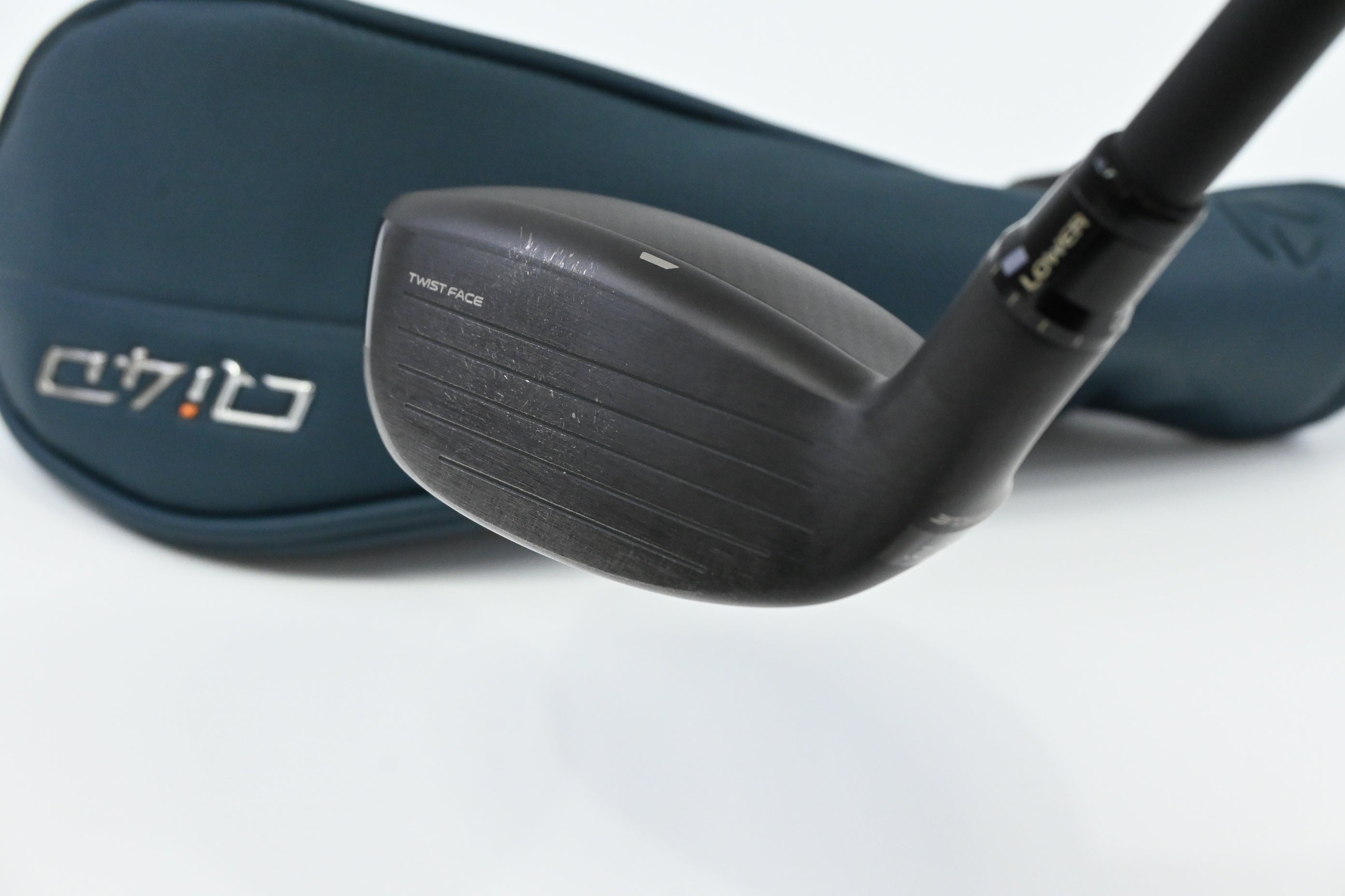 Taylormade Qi4D #4 Hybrid / 22 Degree / Stiff Flex KBS Reax White 75 Shaft