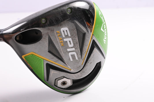 Left Hand Callaway Epic Flash Driver / 12 Degree / Senior Flex EvenFlow Green 45
