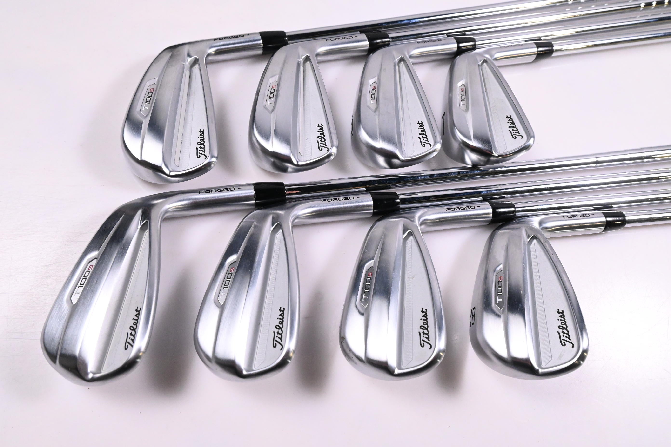 Titleist T100.S 2021 Irons / 4-PW+48° / Stiff Flex AMT Black S300 Shafts