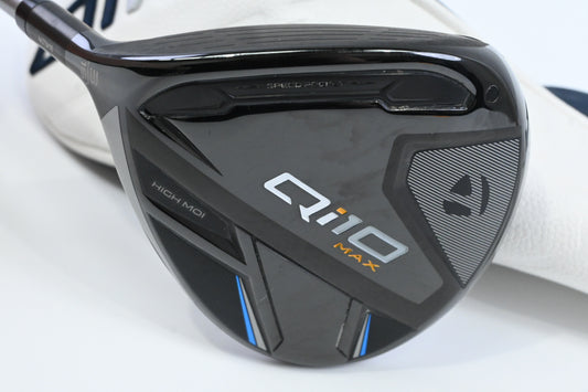Left Hand Taylormade Qi10 Max #3 Wood / 16 Degree / Regular Flex Speeder NX 50