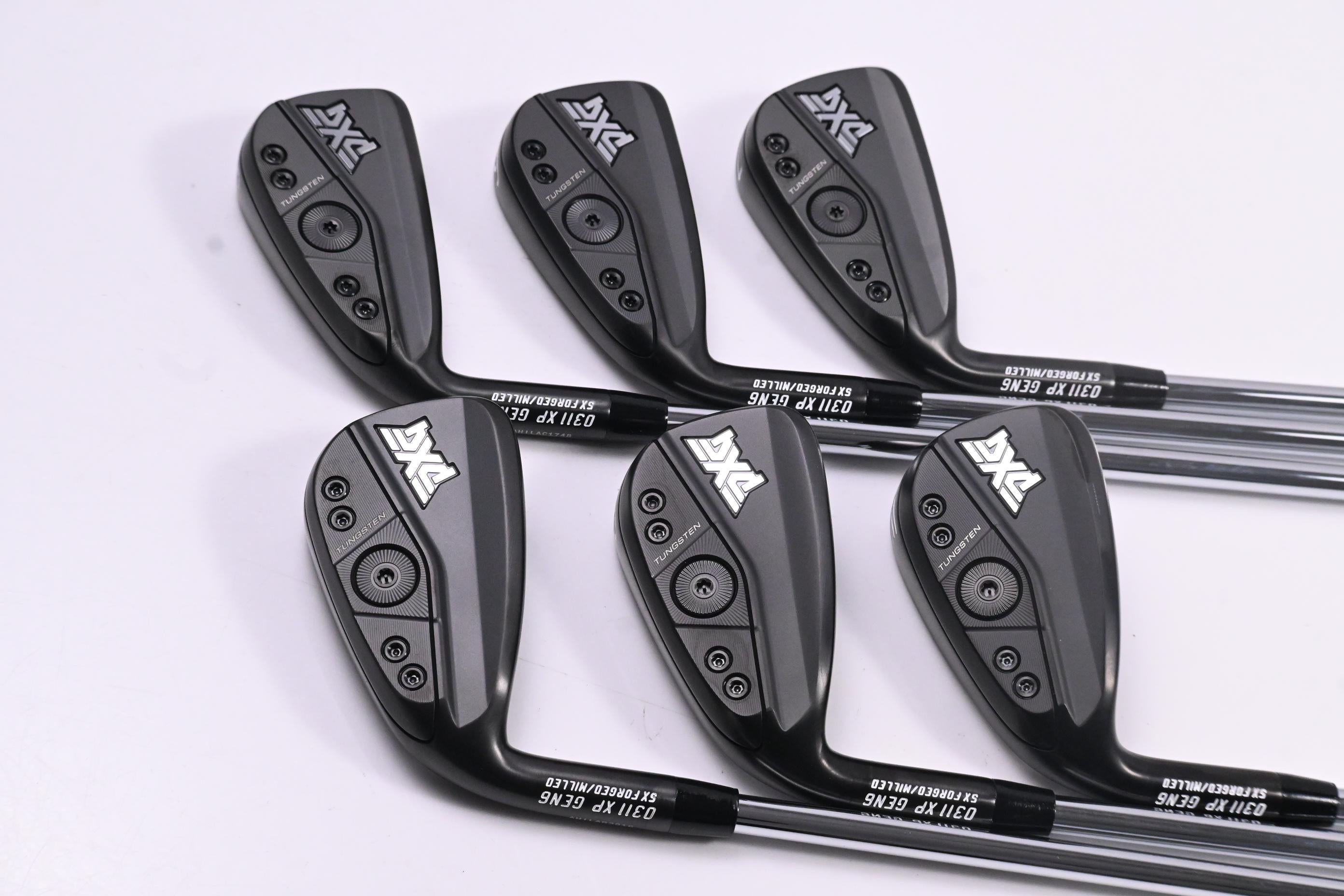 Left Hand PXG 0311 XP GEN6 Irons / 5-PW / Stiff Flex Elevate MPH 95 Shafts