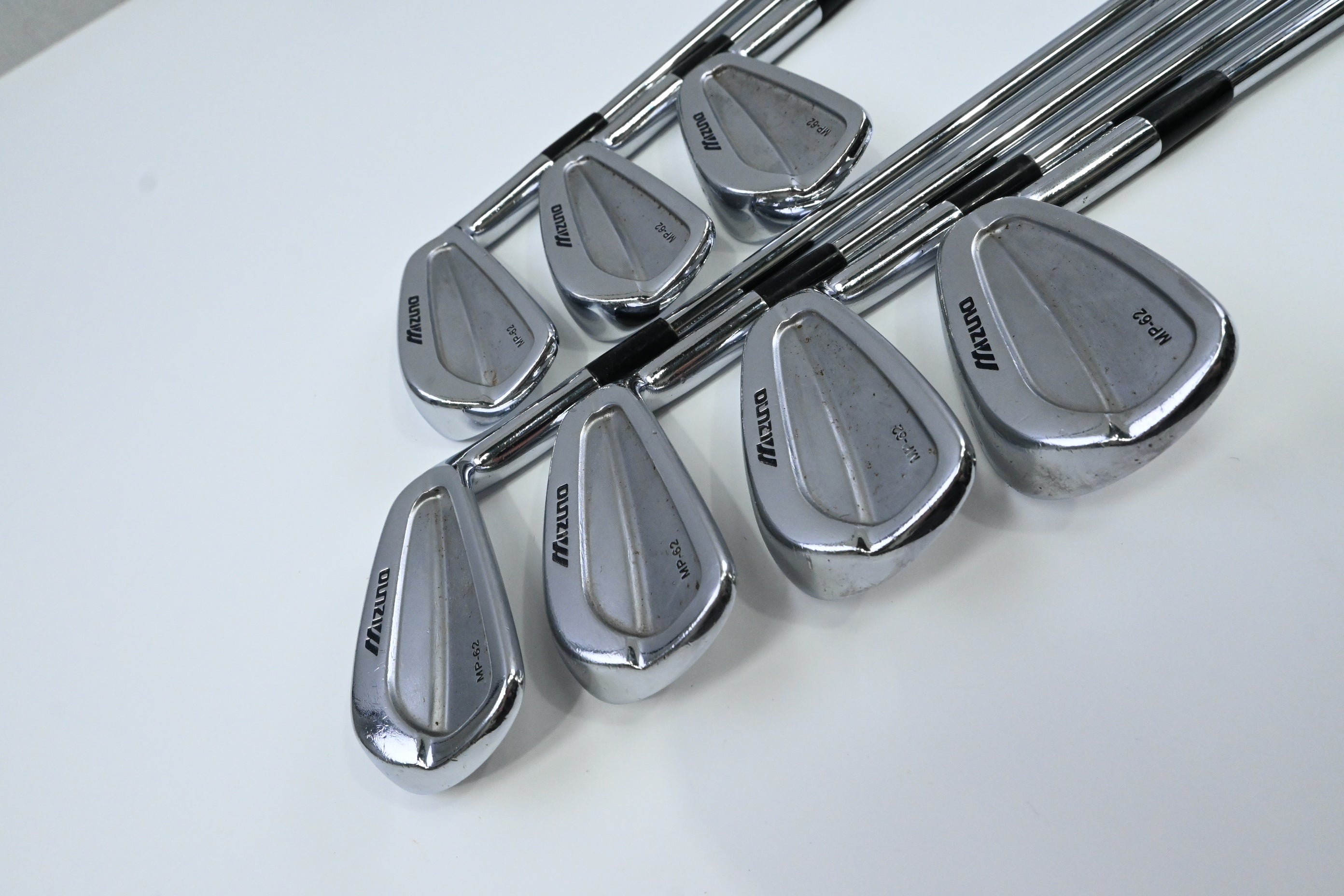 Mizuno MP-62 Irons / 3-9 / Stiff Flex Dynamic Gold S300 Shafts