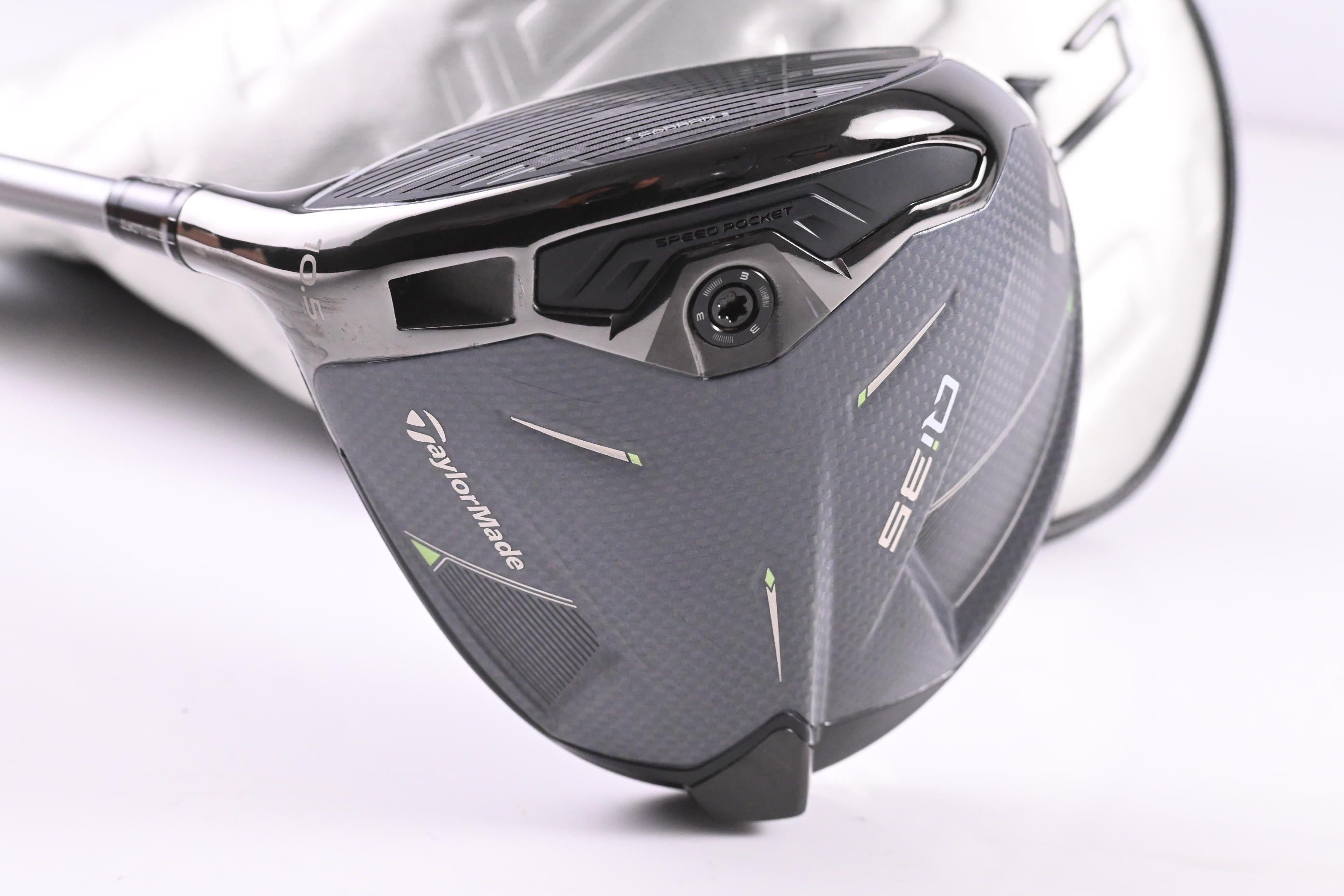 Left Hand Taylormade Qi35 Driver / 10.5 Degree / Stiff Flex Air Speeder 50 Shaft
