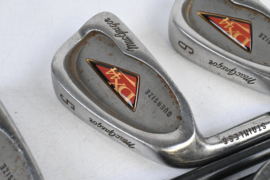 Left Hand MacGregor DX Irons / 3-PW+SW / Regular Flex MacGregor Shafts