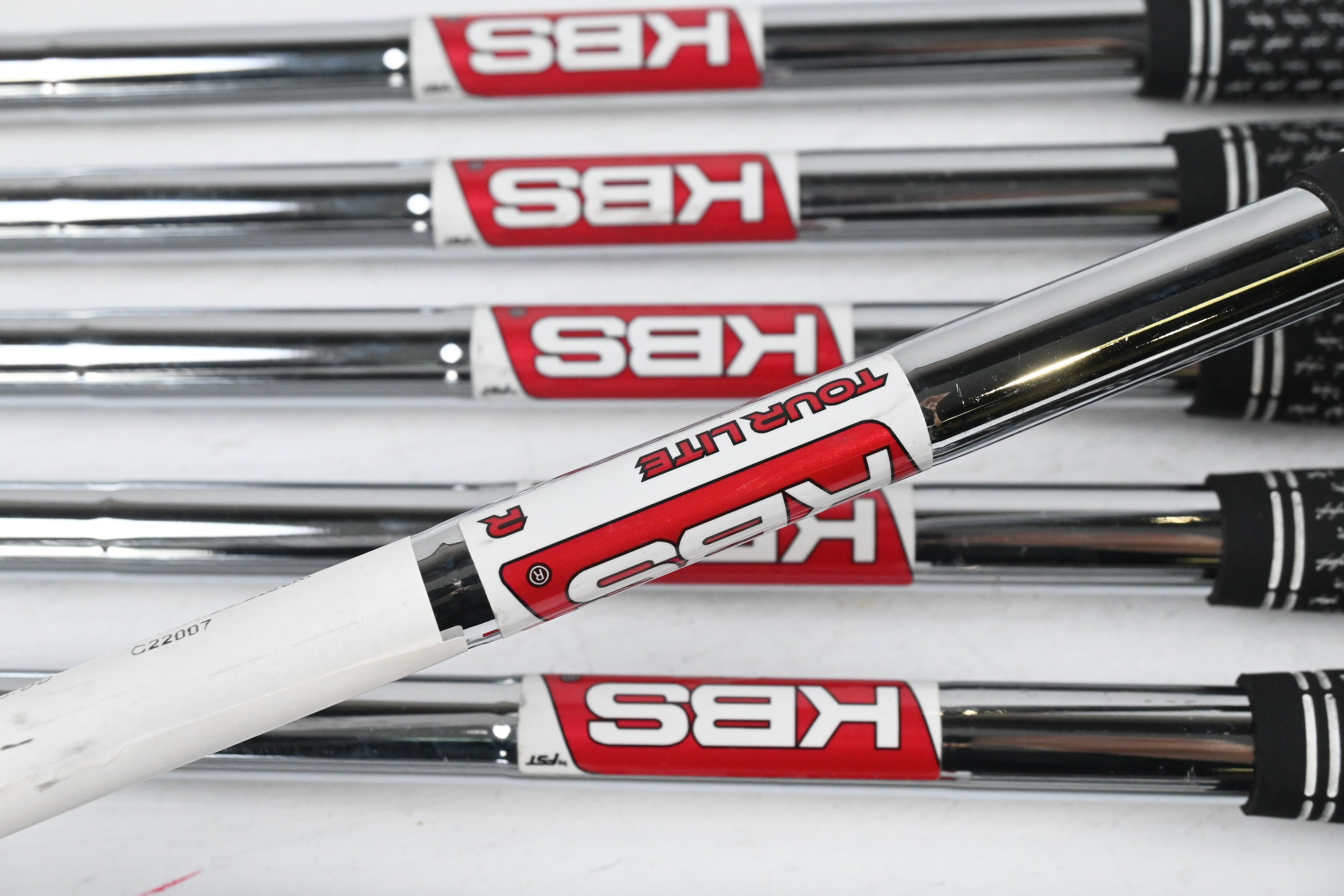Left Hand Cobra Aerojet Irons / 5-PW+GW / Regular Flex KBS Tour Lite Shafts