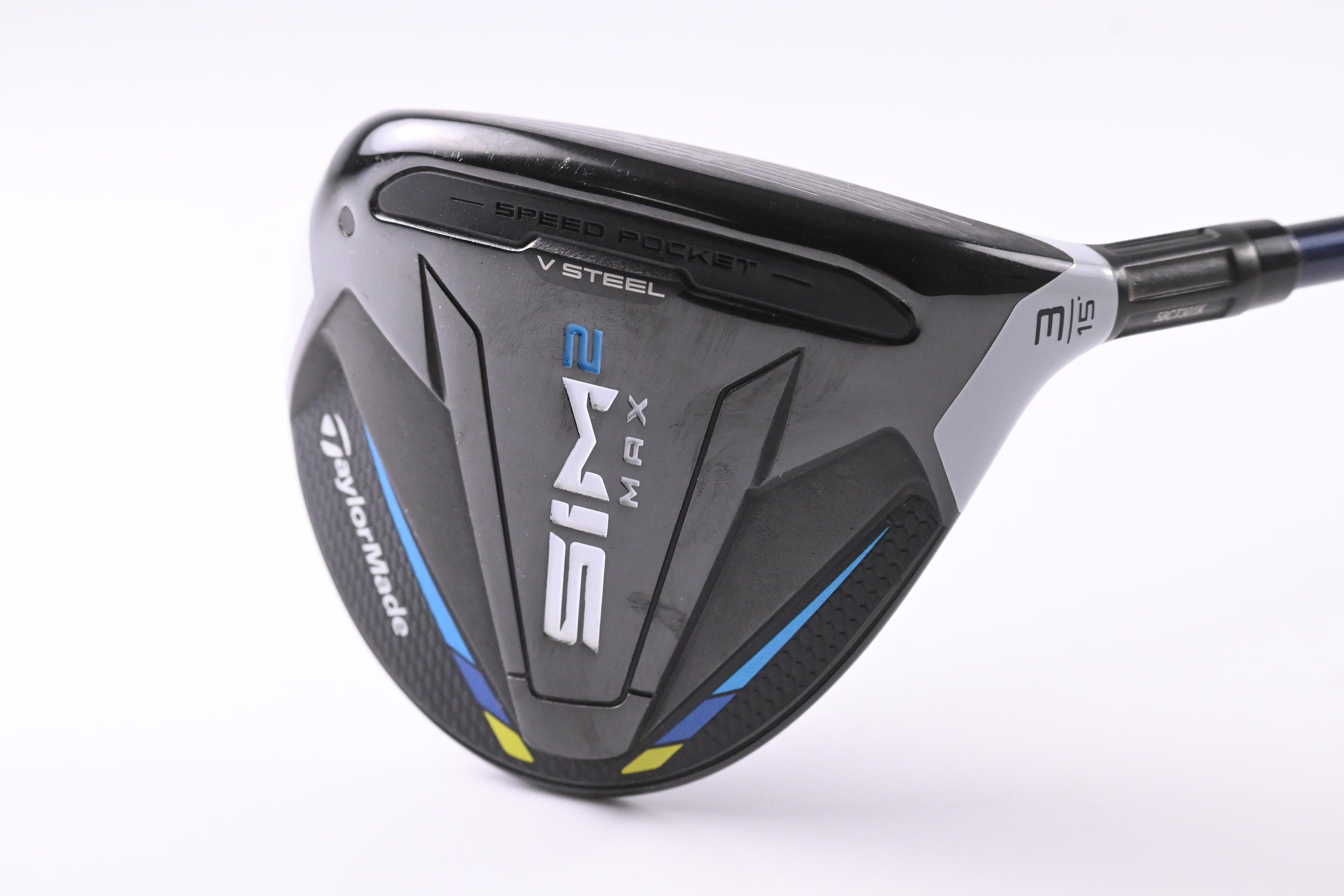 Taylormade SIM2 Max #3 Wood / 15 Degree / Stiff Flex Ventus Blue 6 Shaft