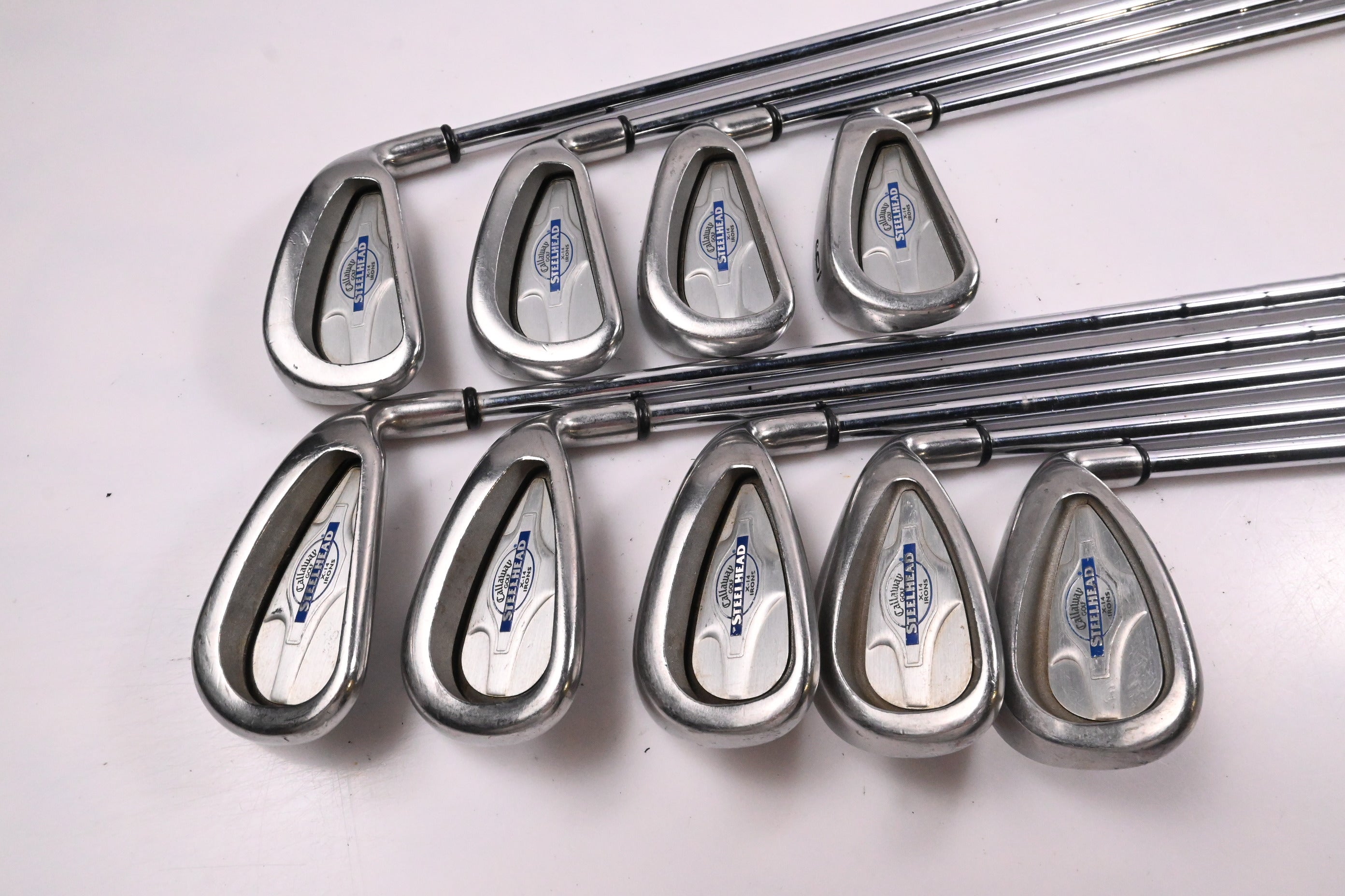 Callaway X-14 Irons / 3-PW / Uniflex Callaway Steelhead Shafts