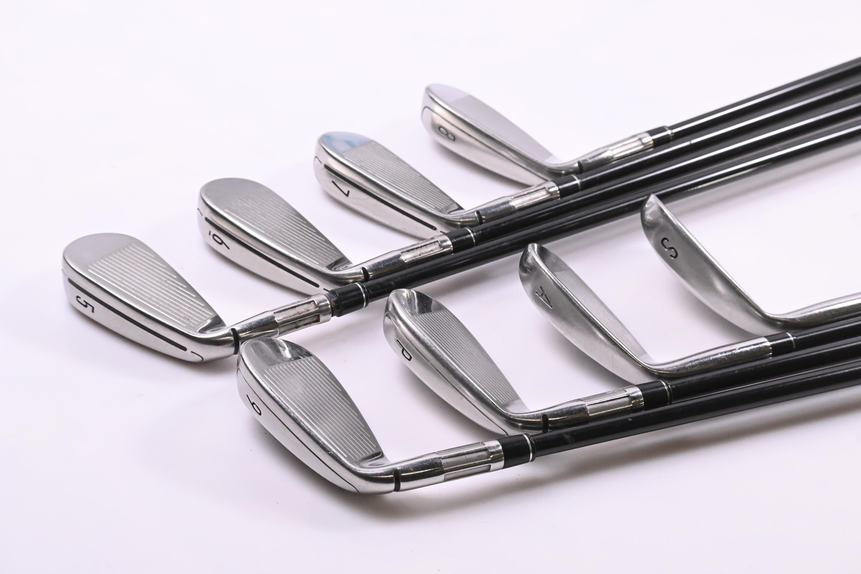 Taylormade M6 Irons / 5-PW+GW+SW / Regular Flex Fujikura Atmos Orange 6