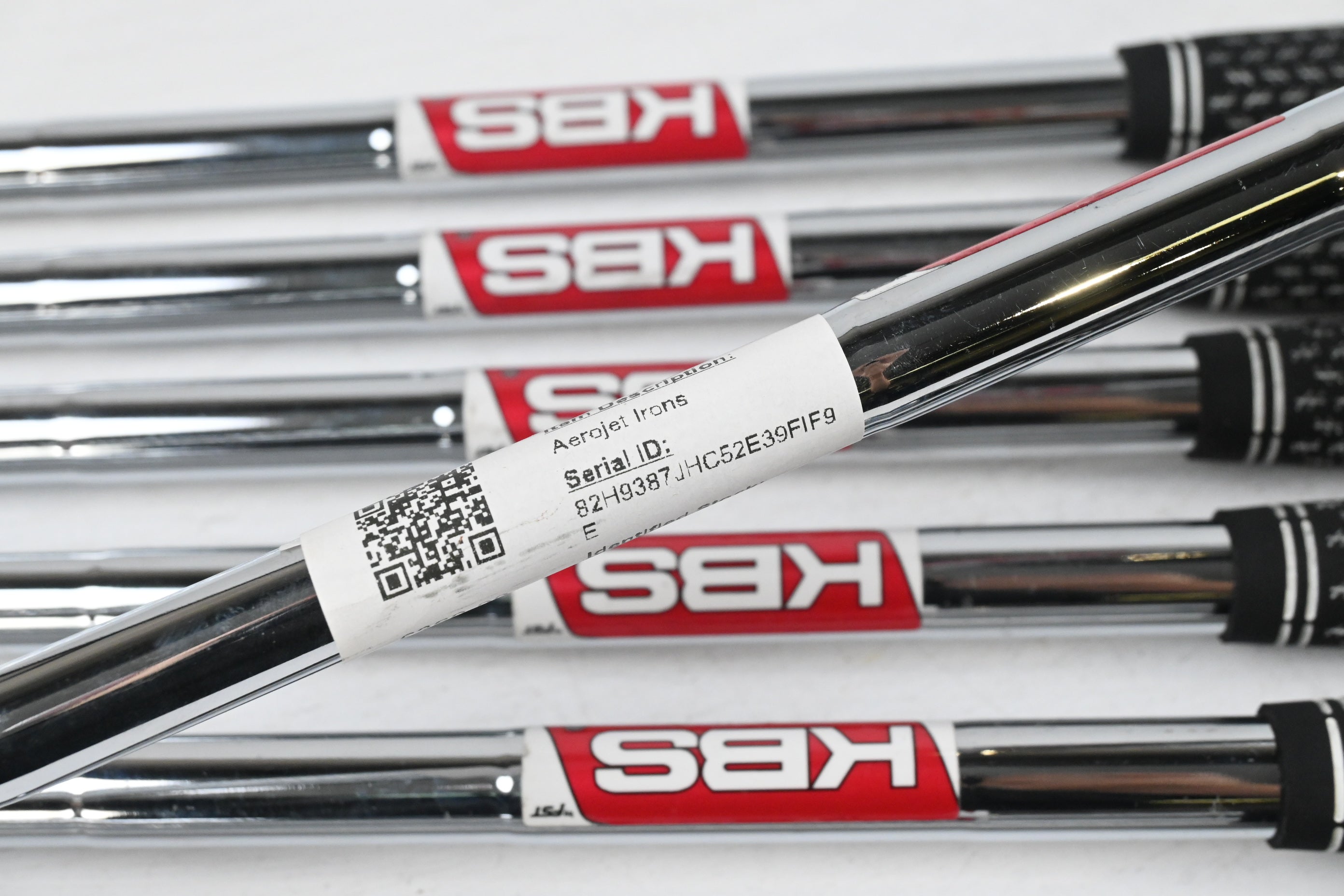 Left Hand Cobra Aerojet Irons / 5-PW+GW / Regular Flex KBS Tour Lite Shafts