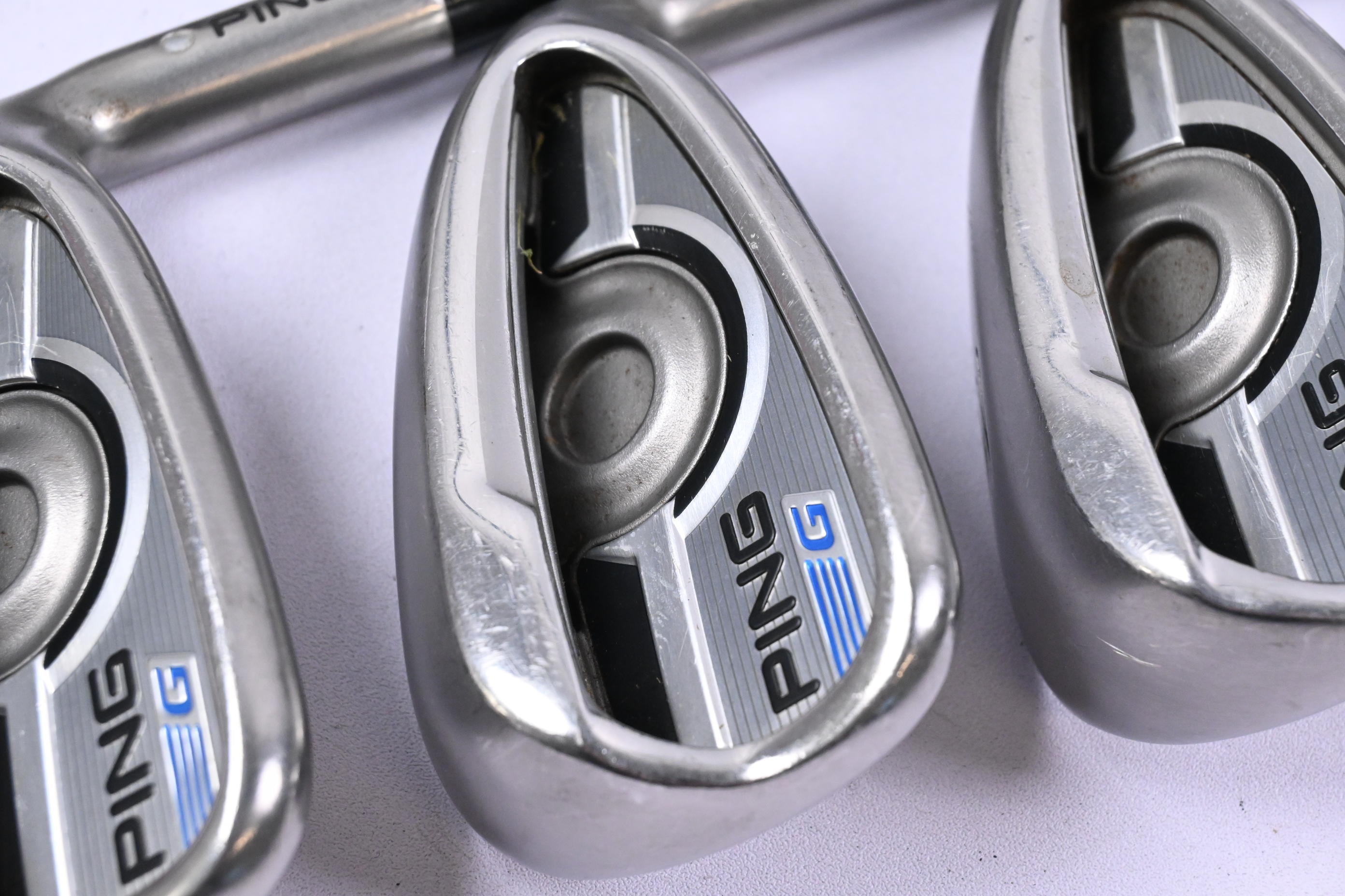 Ping G Series Irons / 5-PW+SW / Silver Dot / Senior Flex Ping CFS 65 Shafts