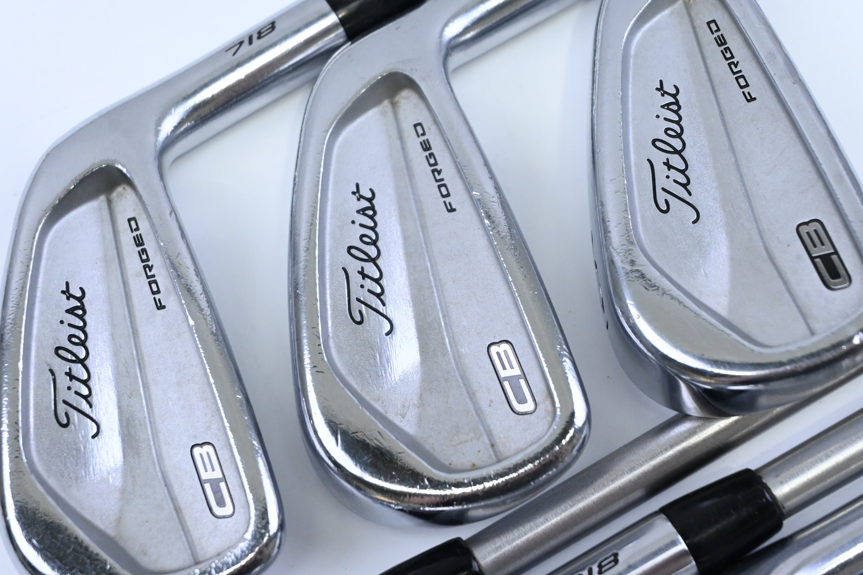 Titleist 718 CB Irons / 4-PW / X-Flex KBS Tour C-Taper 130 Shafts