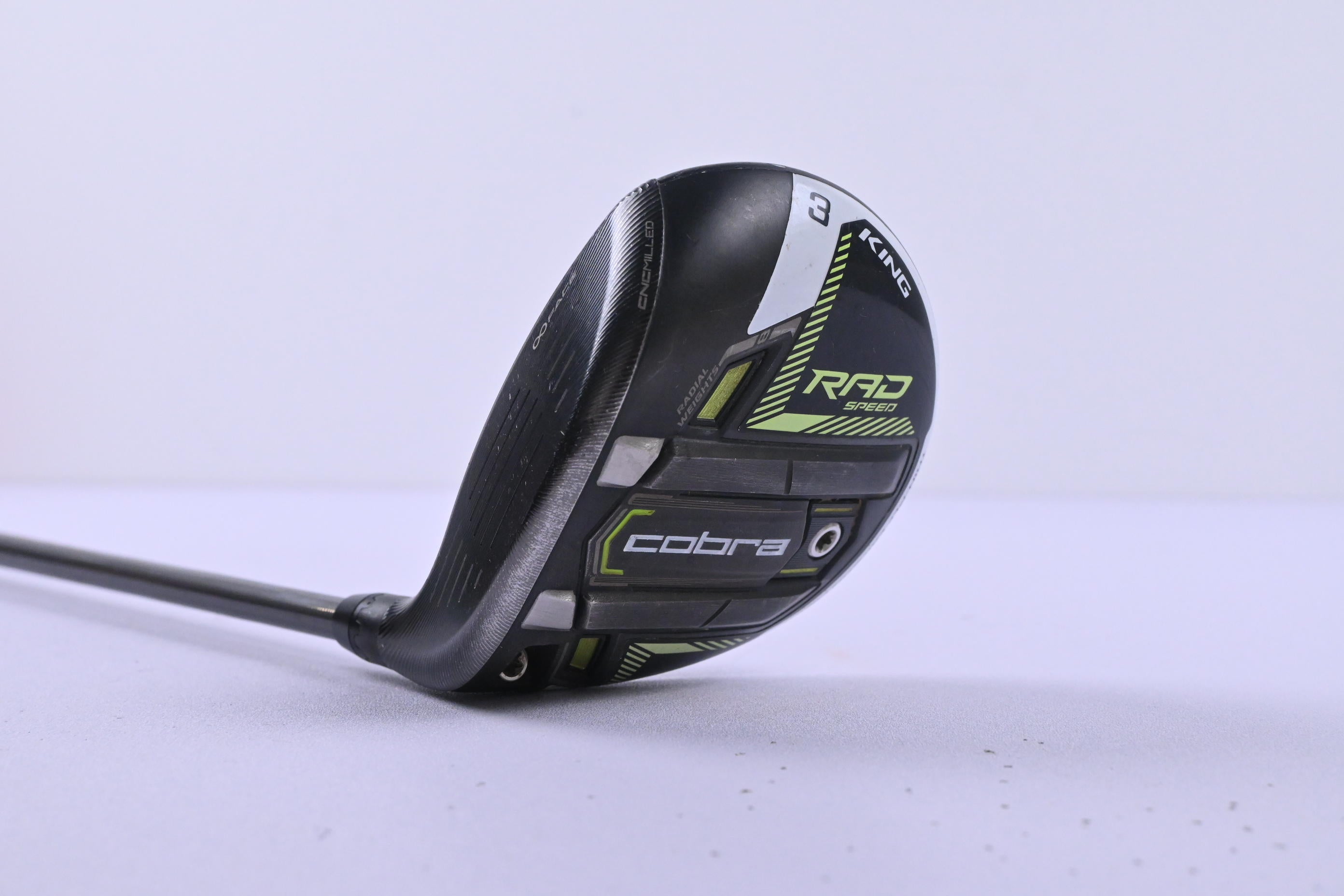 Left Handed Cobra King Radspeed Draw #3 Wood / 14.5 Degree / Regular Flex Shaft