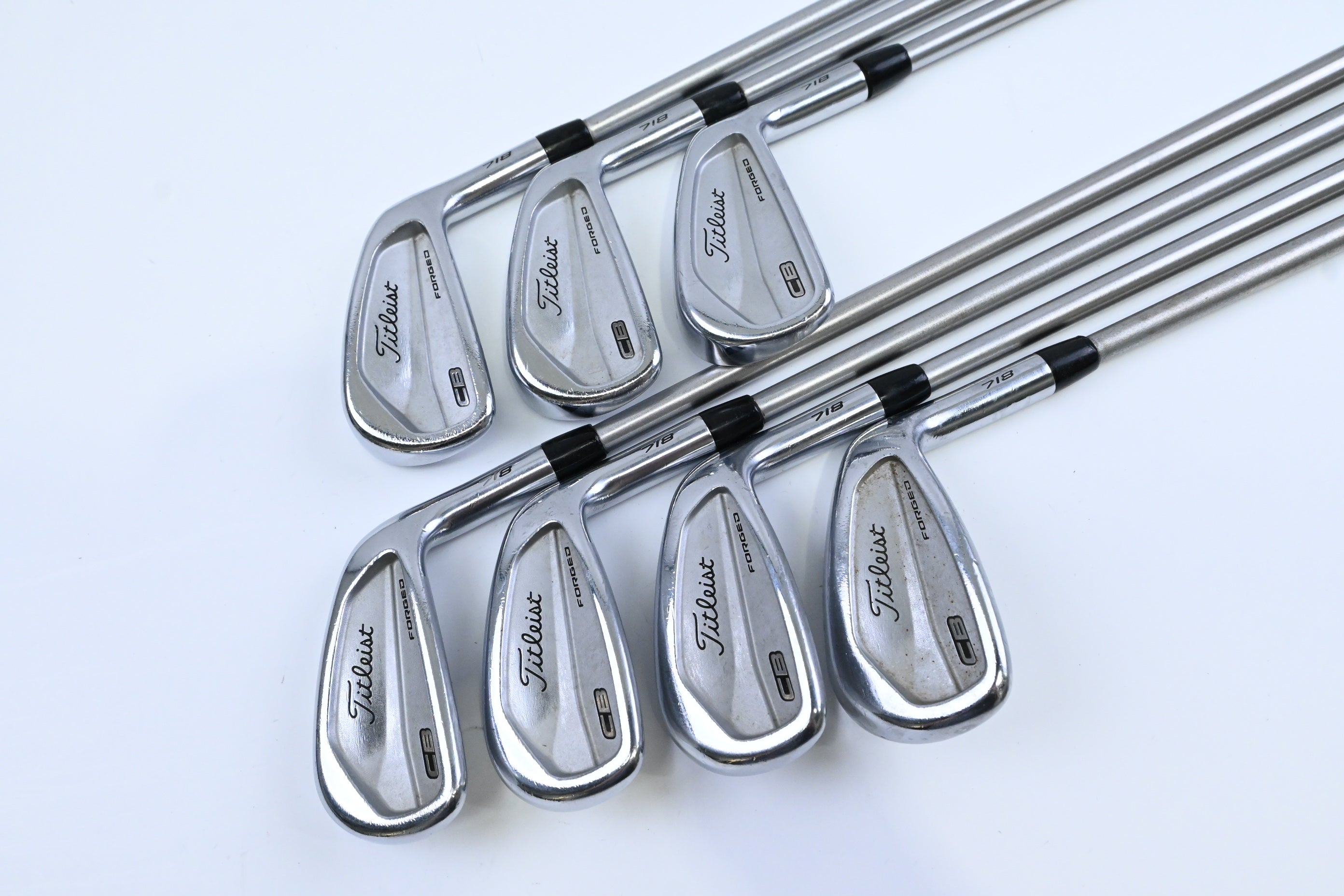 Titleist 718 CB Irons / 4-PW / X-Flex KBS Tour C-Taper 130 Shafts