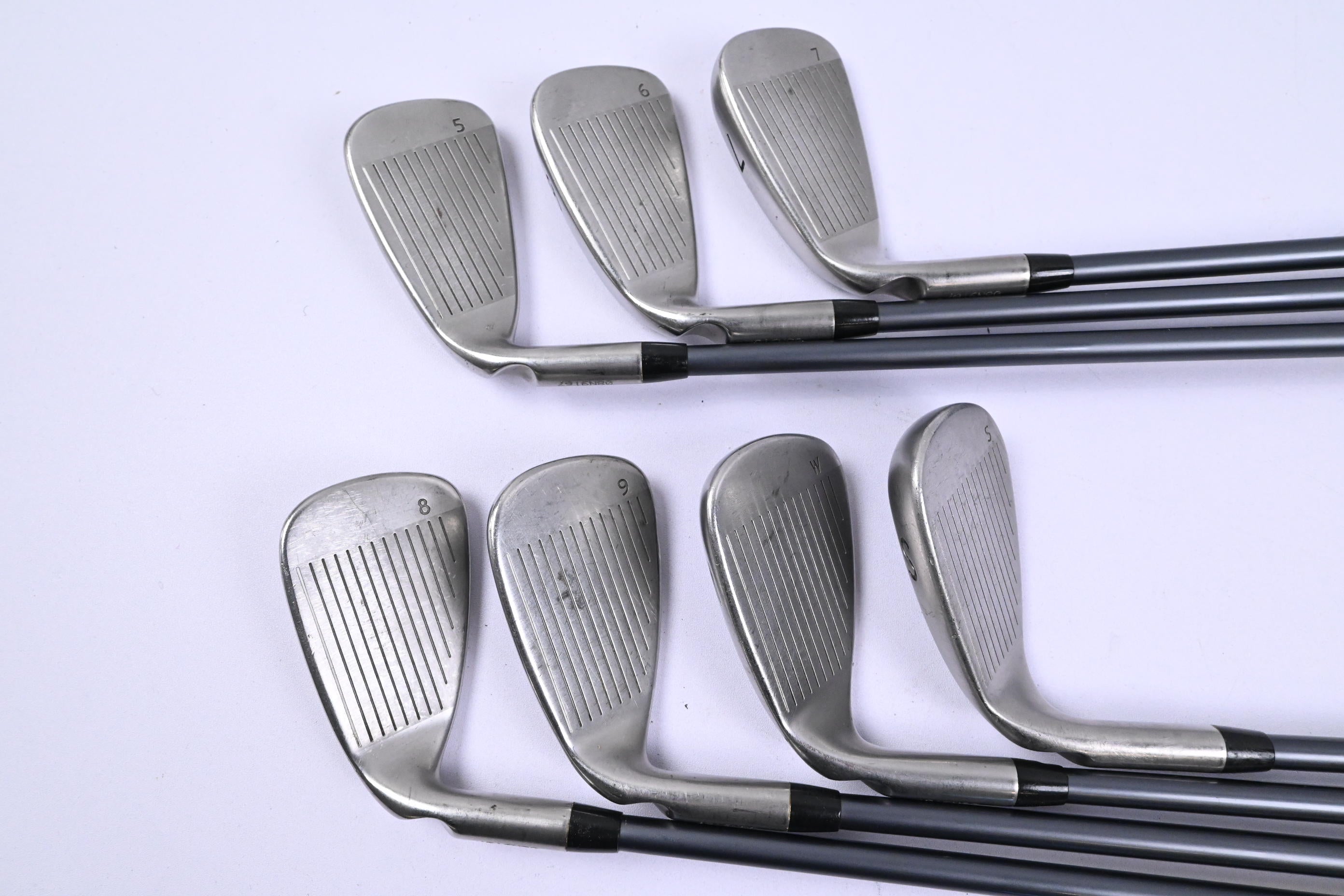 Ping G Series Irons / 5-PW+SW / Silver Dot / Senior Flex Ping CFS 65 Shafts