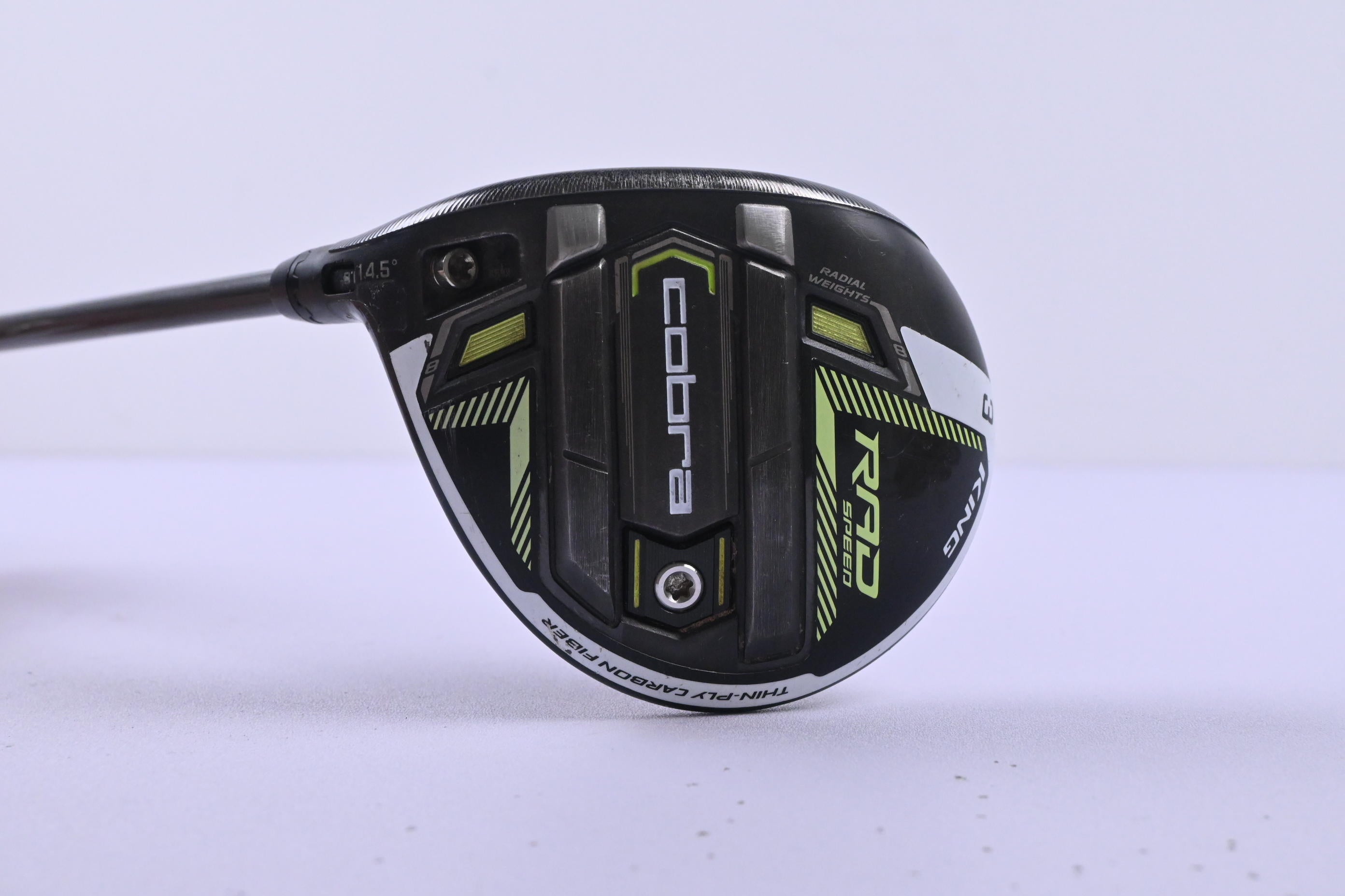 Left Handed Cobra King Radspeed Draw #3 Wood / 14.5 Degree / Regular Flex Shaft
