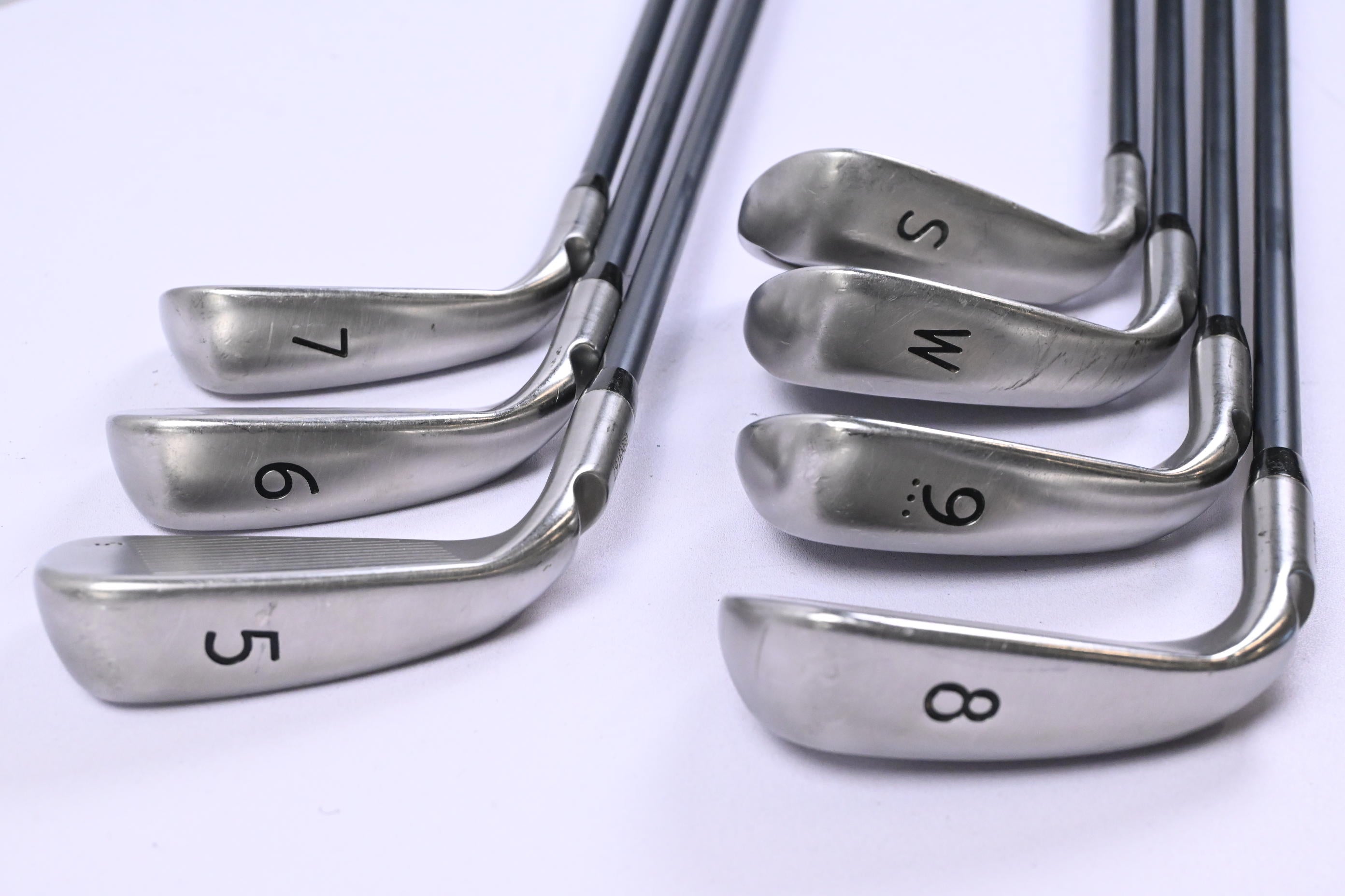 Ping G Series Irons / 5-PW+SW / Silver Dot / Senior Flex Ping CFS 65 Shafts