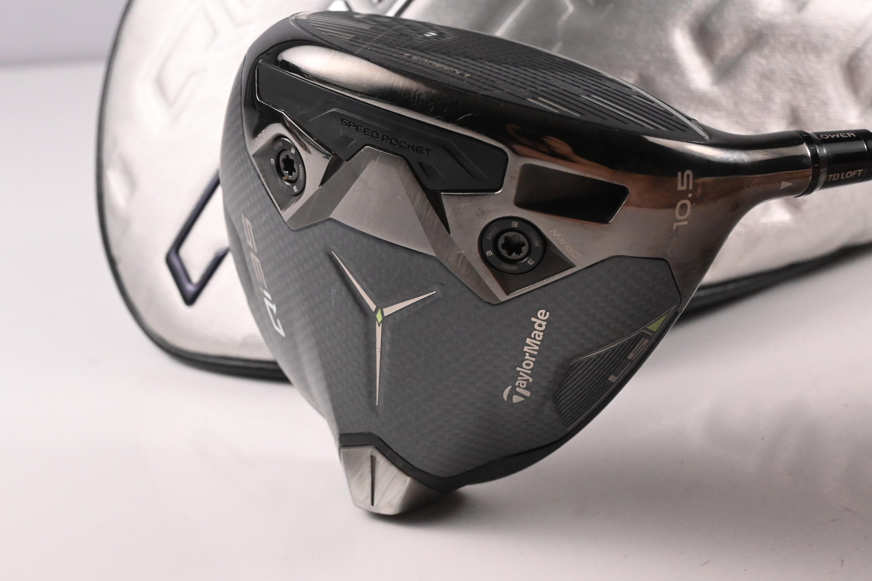 Taylormade Qi35 LS Driver / 10.5 Degree / Stiff Flex HZRDUS Smoke Black RDX 70