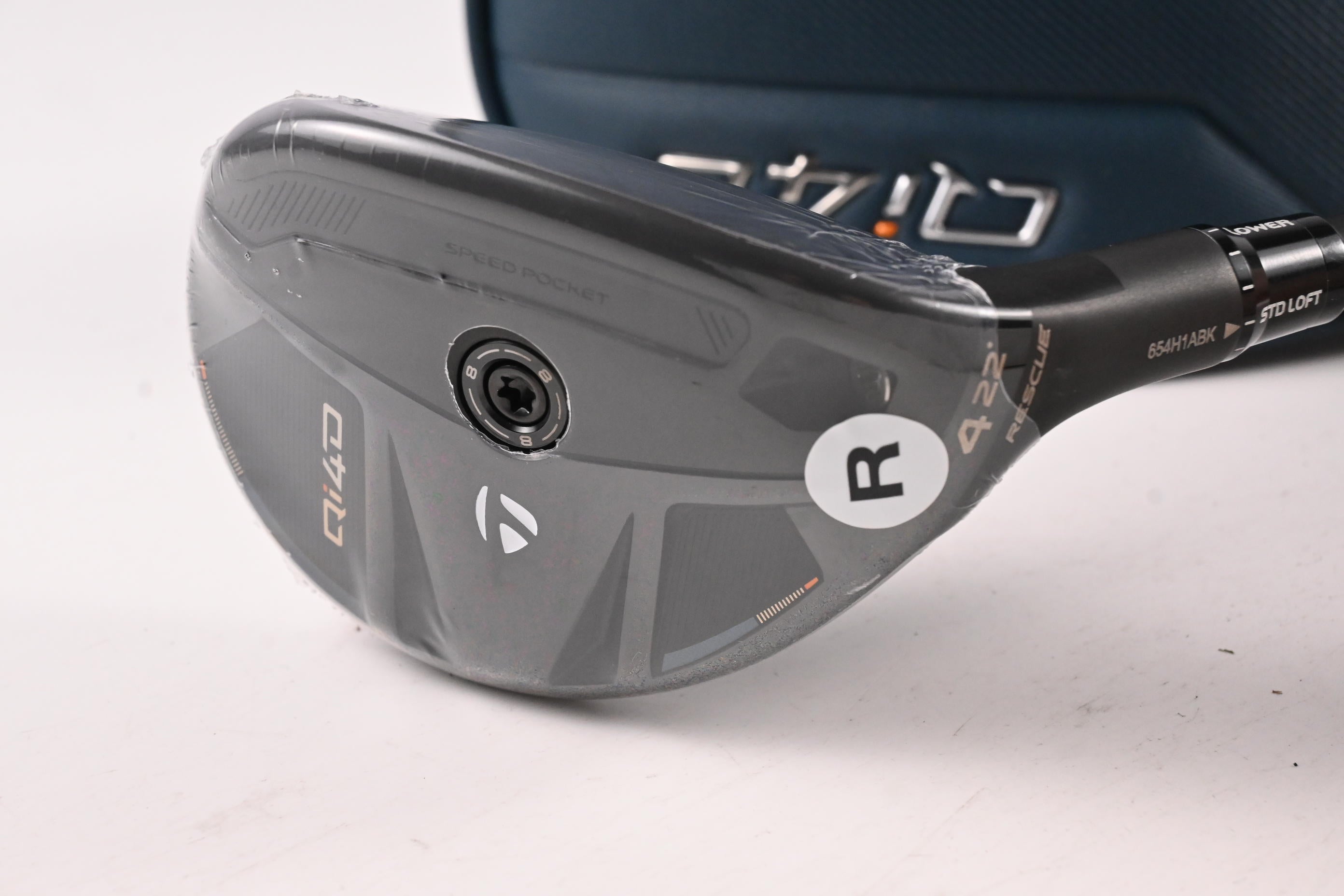 Taylormade Qi4D #4 Hybrid / 22 Degree / Regular Flex Reax KBS White 65 Shaft