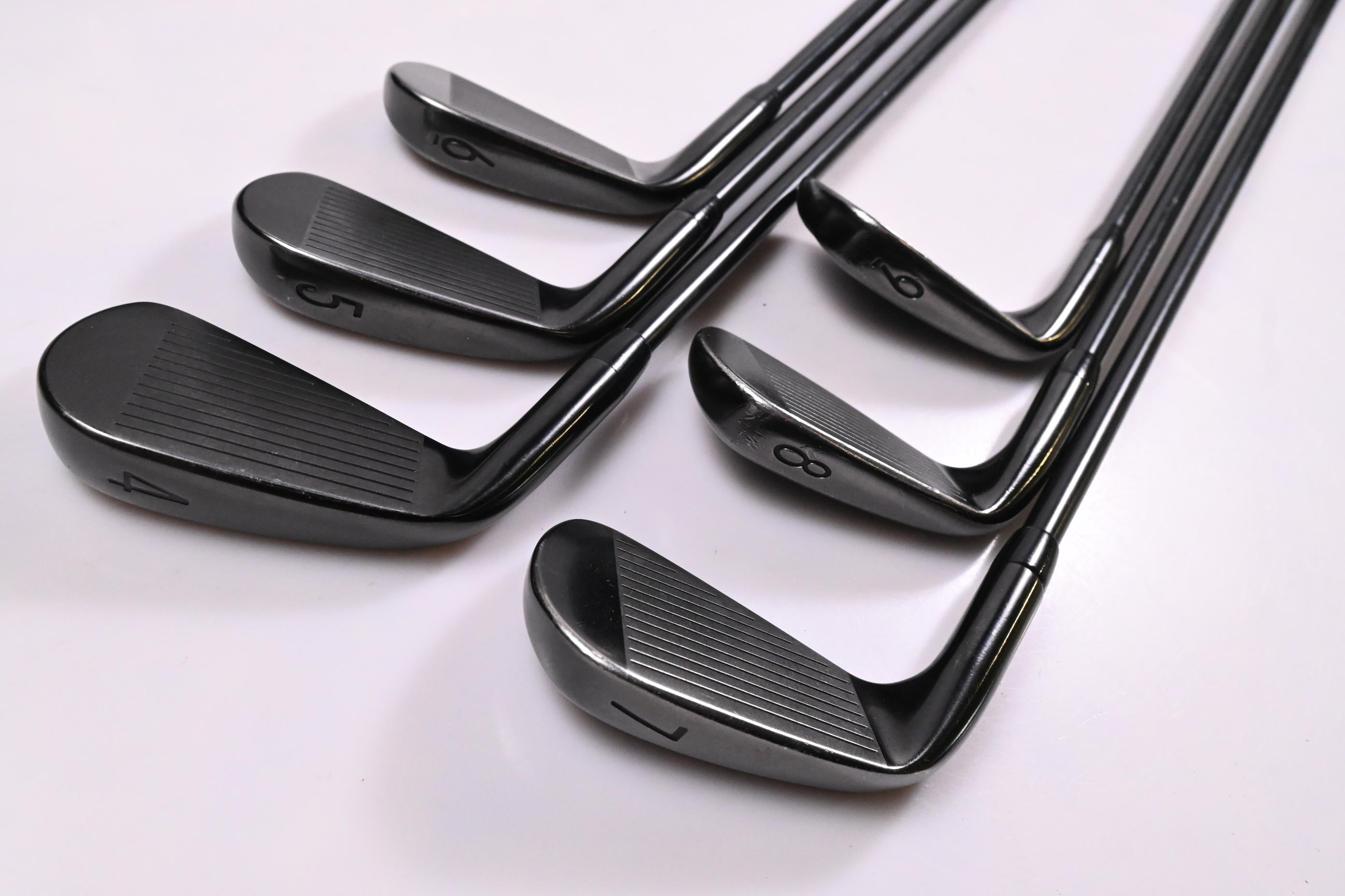 Titleist T100.S Ltd Edition Black Irons / 4-9i / Stiff Flex Project X LZ Shafts