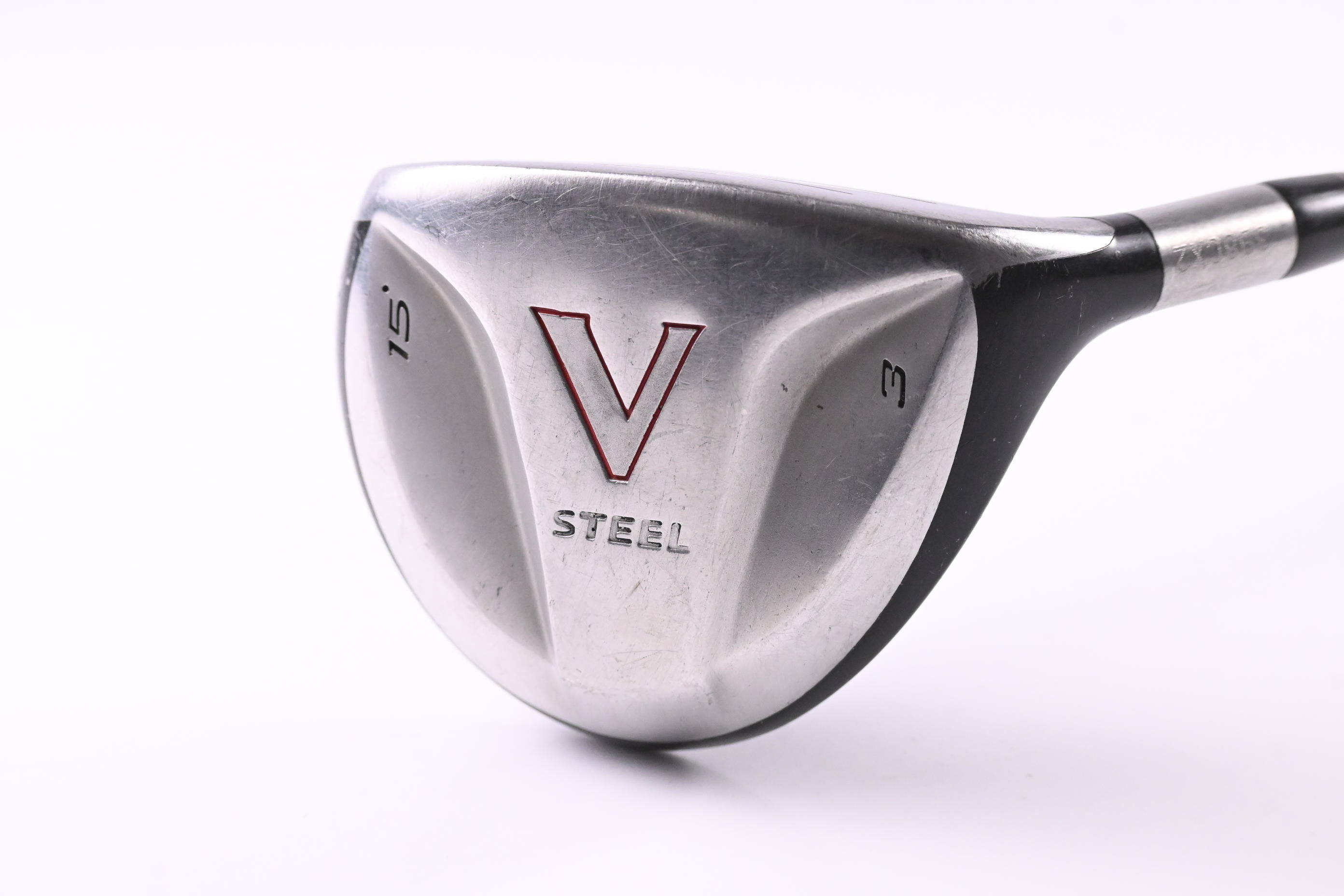 Taylormade V-Steel #3 Wood / 15 Degree / Regular Flex M.A.S Ultralite Shaft