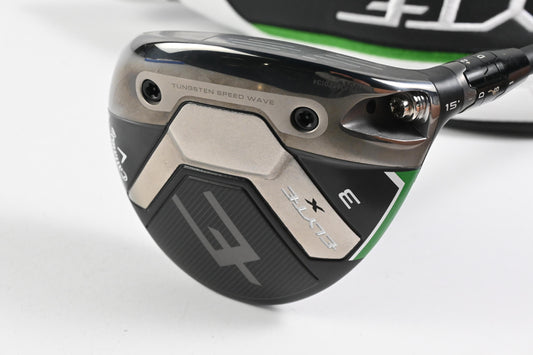Callaway Elyte X #3 Wood / 15 Degree / Senior Flex Vanquish 5 Shaft