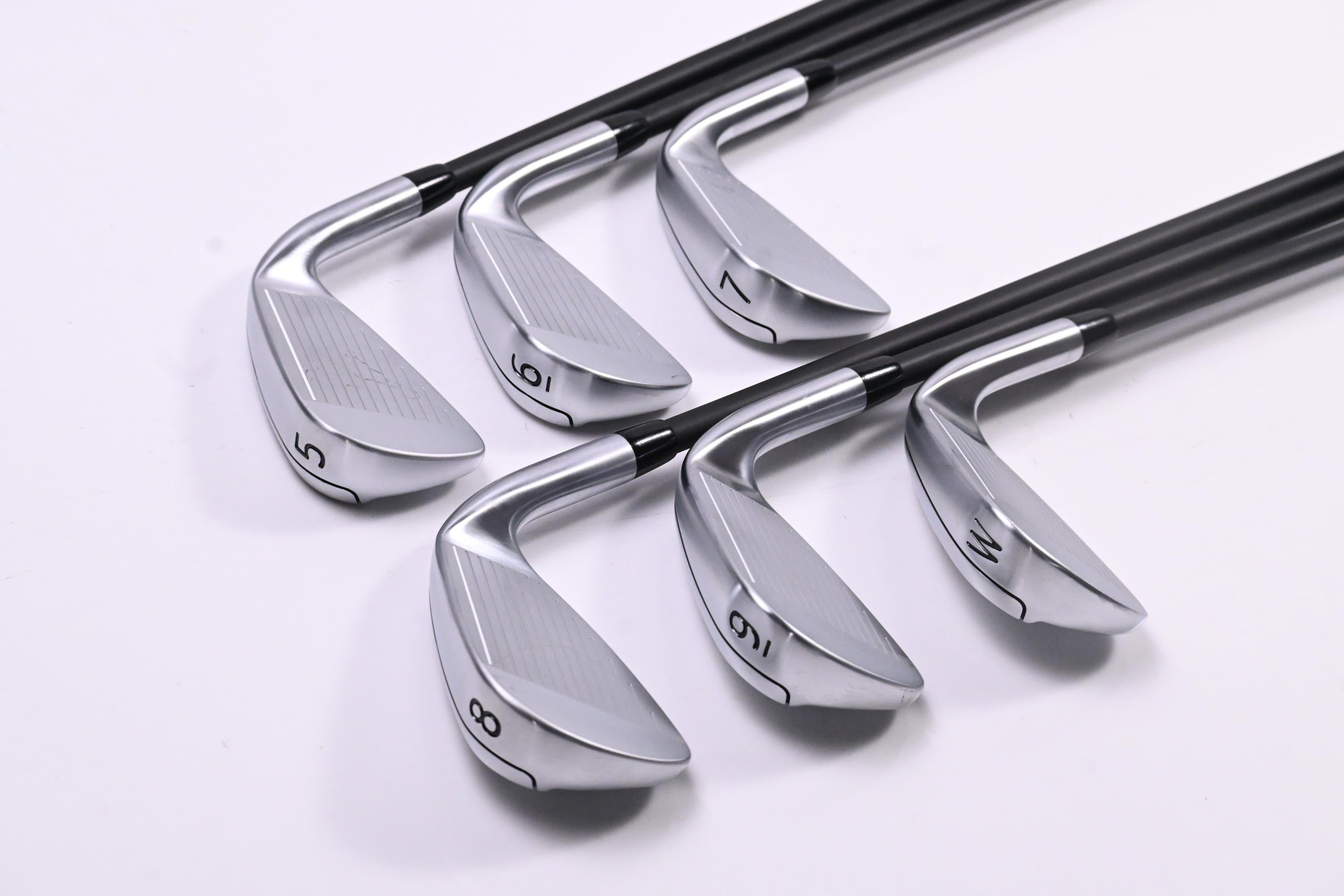 Left Hand PXG 0311 XP GEN6 Irons / 5-PW / Stiff Flex MMT 80 Shafts