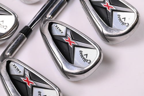 Callaway X Hot 2019 Irons / 5-9i / Regular Flex XP 85 R300 Shafts
