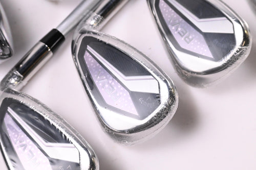 Ladies Callaway Big Bertha Reva Irons / 5-6H+7-PW+SW / Ladies Flex Callaway Shafts