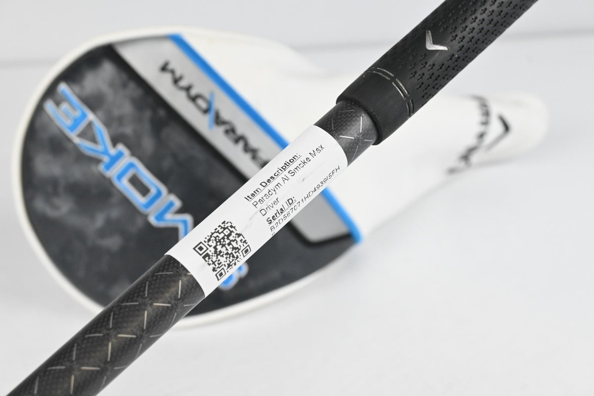 Callaway Paradym Ai Smoke Max Driver / 10.5 Degree / Stiff Flex Tensei AV Series