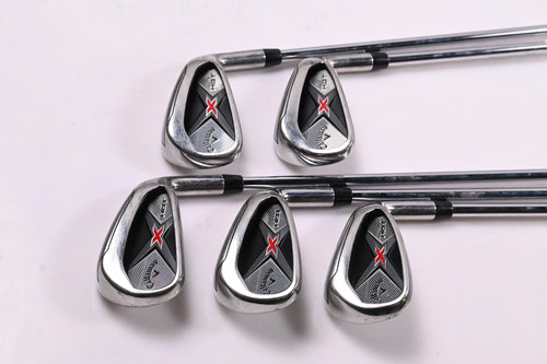 Callaway X Hot 2019 Irons / 5-9i / Regular Flex XP 85 R300 Shafts
