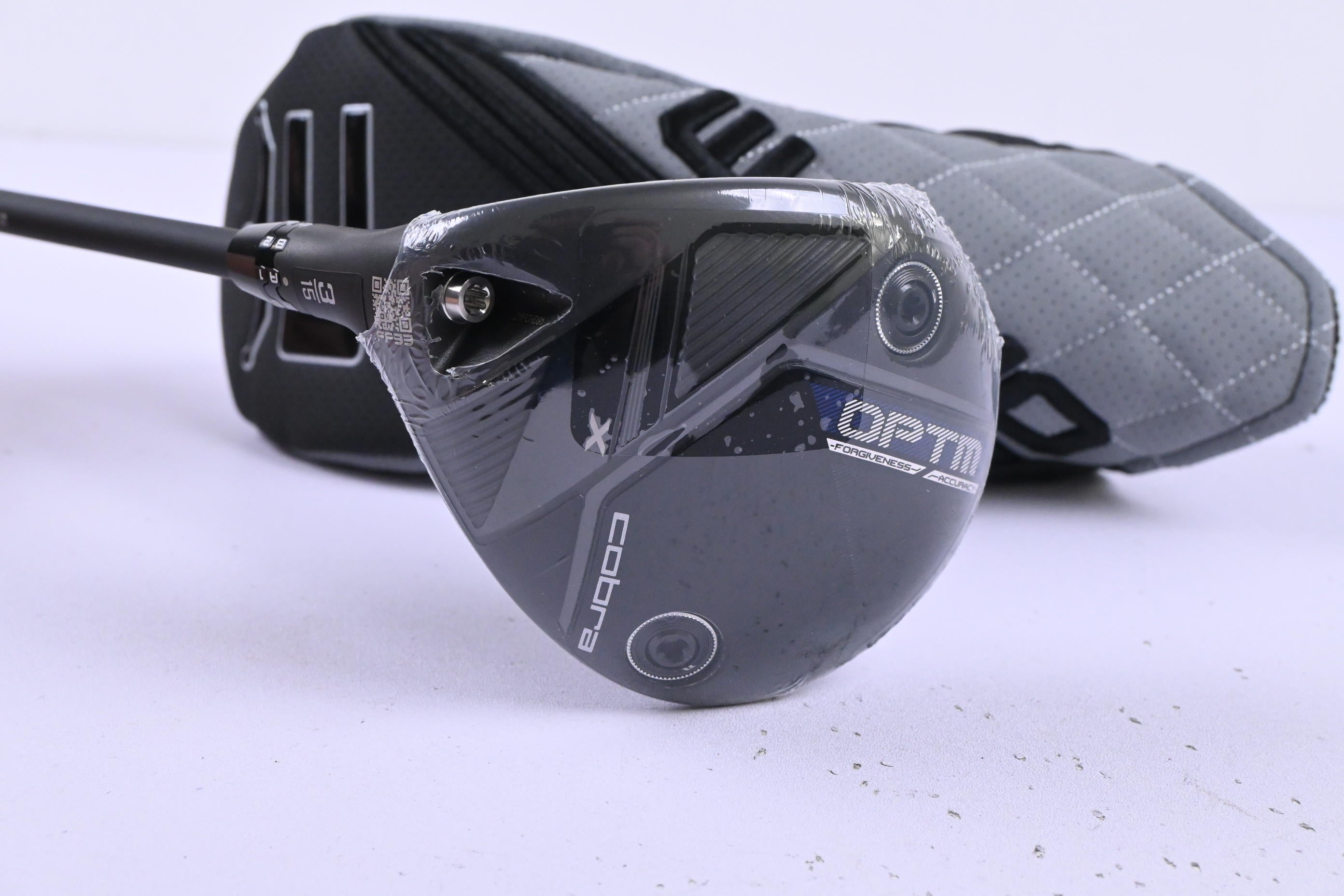 Left Hand Cobra OPTM X #3 Wood / 15 Degree / X-Flex Kai'li Dark Waves White 70