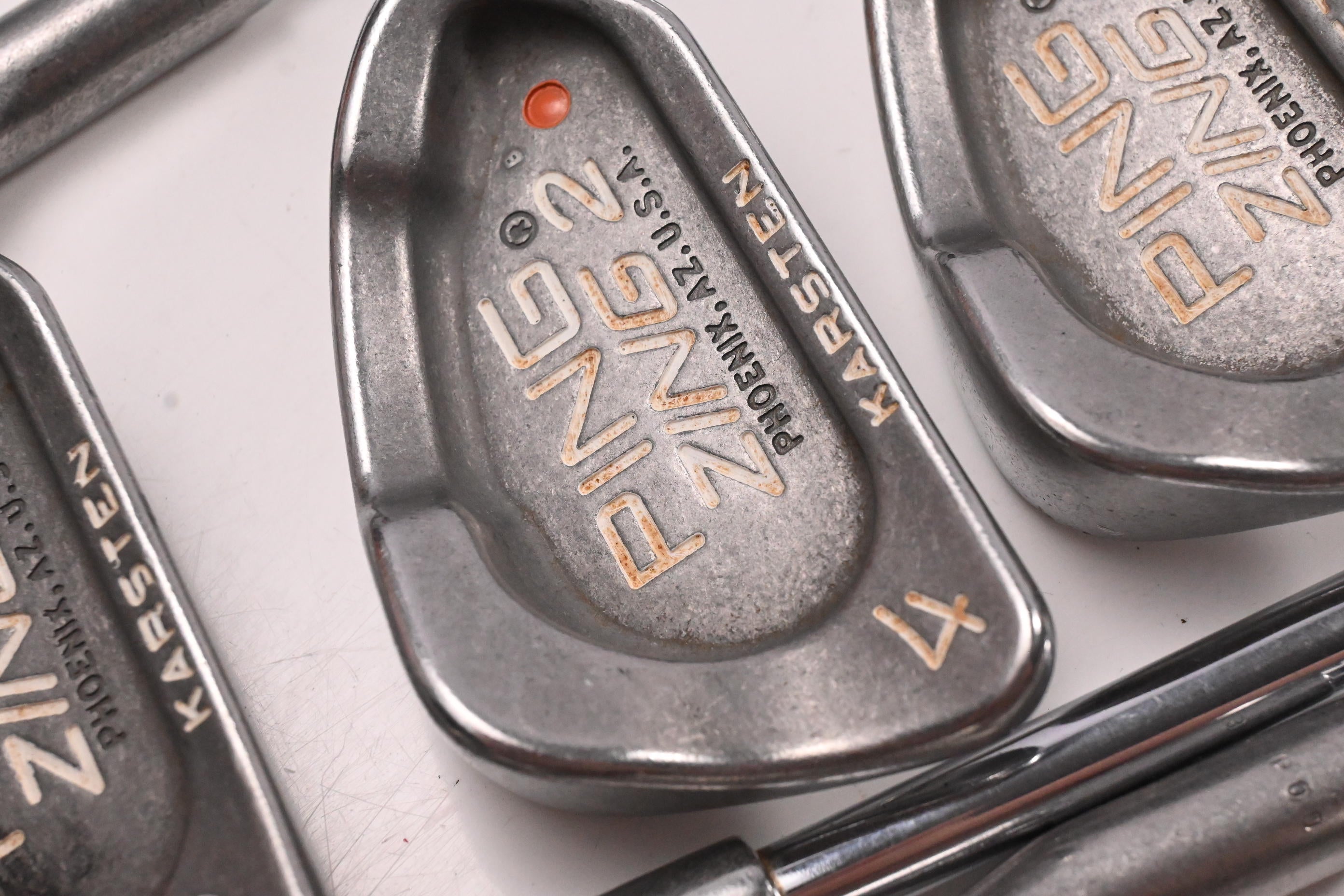 Ping Zing 2 Irons / 3-PW+SW / Orange Dot / Stiff Flex Ping Karsten JZ Red Shafts