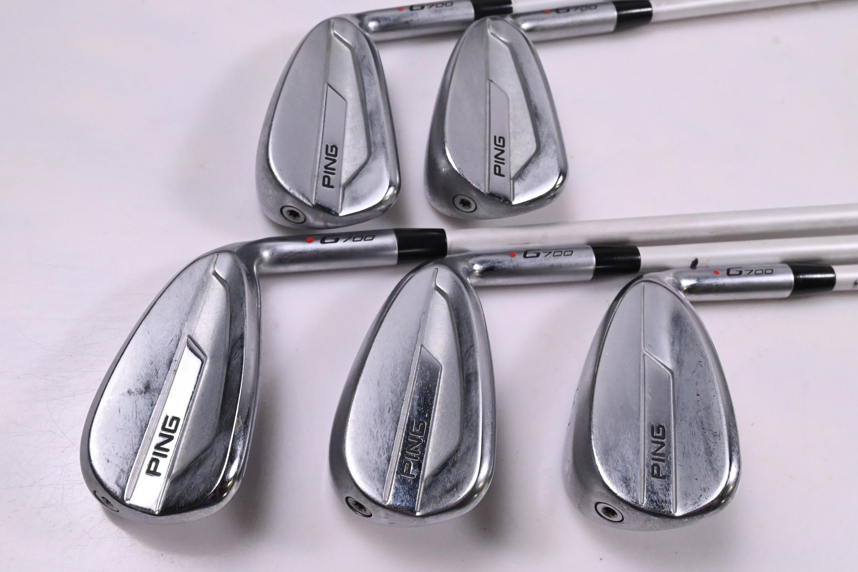 Ladies Ping G700 Irons / 6-PW / Red Dot / Ladies Flex Ping ULT230 Shafts