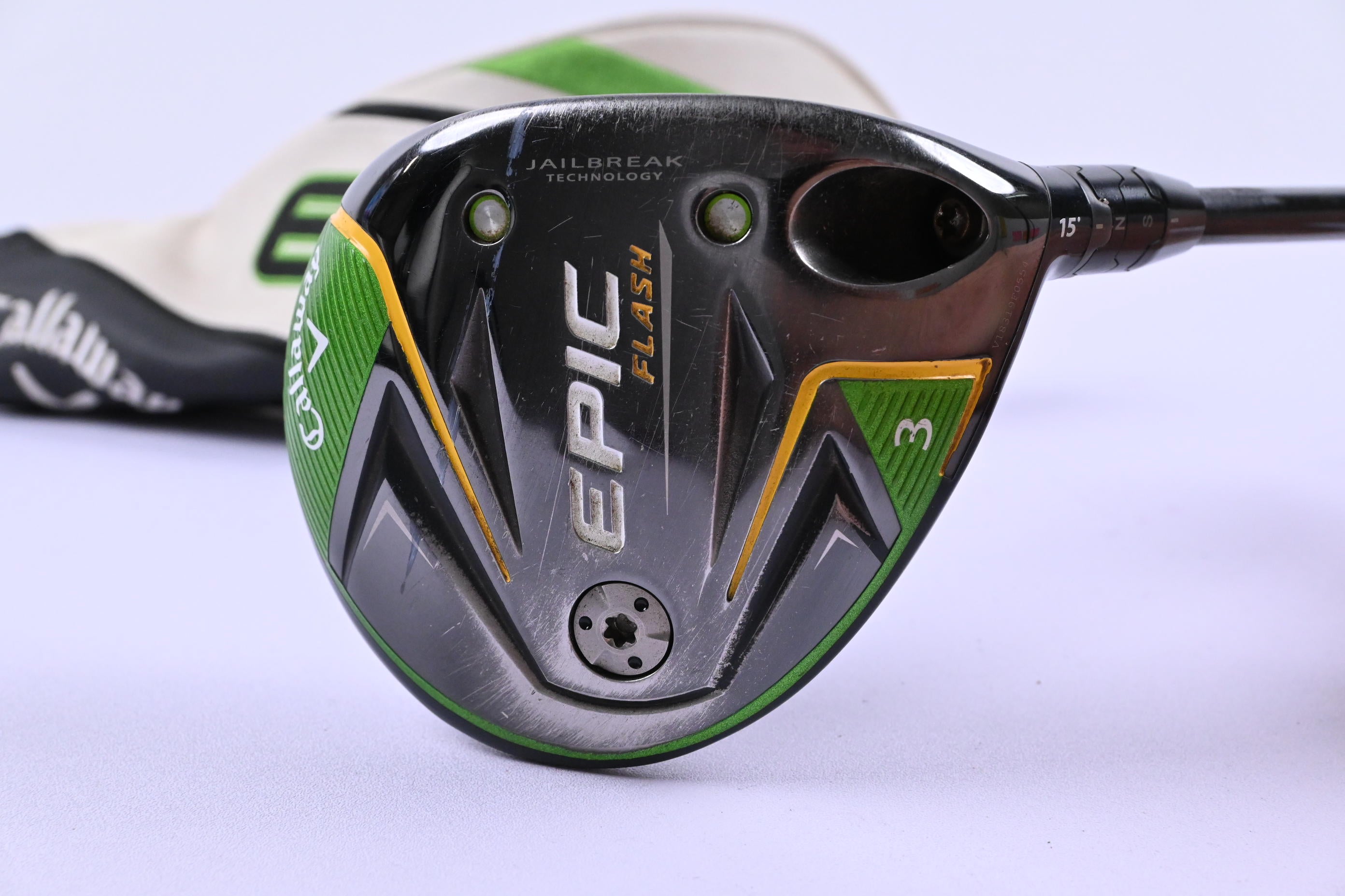 Callaway Epic Flash #3 Wood / 15 Degree / Stiff Flex Tour AD GP-7s Black Edition