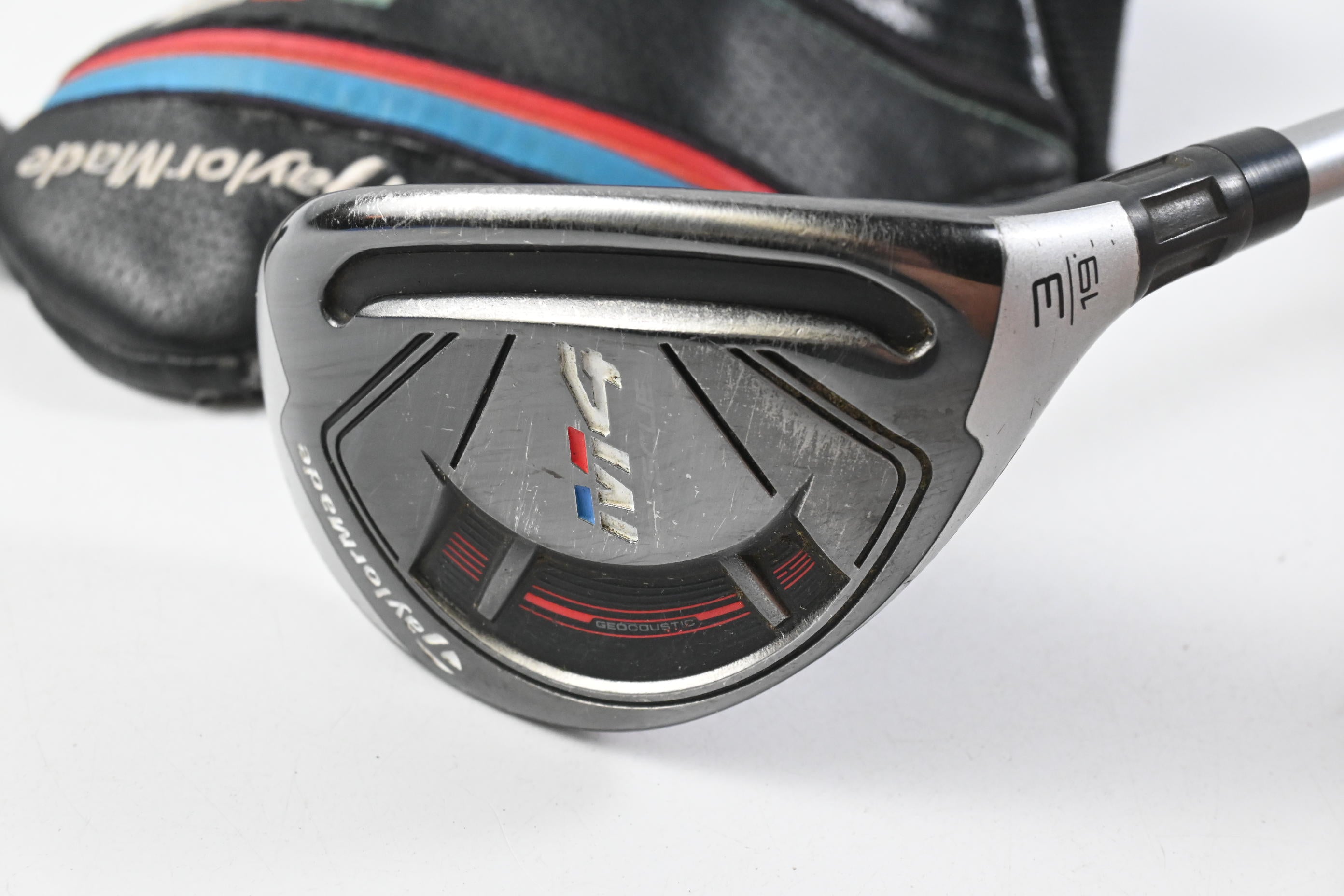 Taylormade M4 #3 Hybrid / 19 Degree / Stiff Flex Tensei CK Blue 80 Shaft