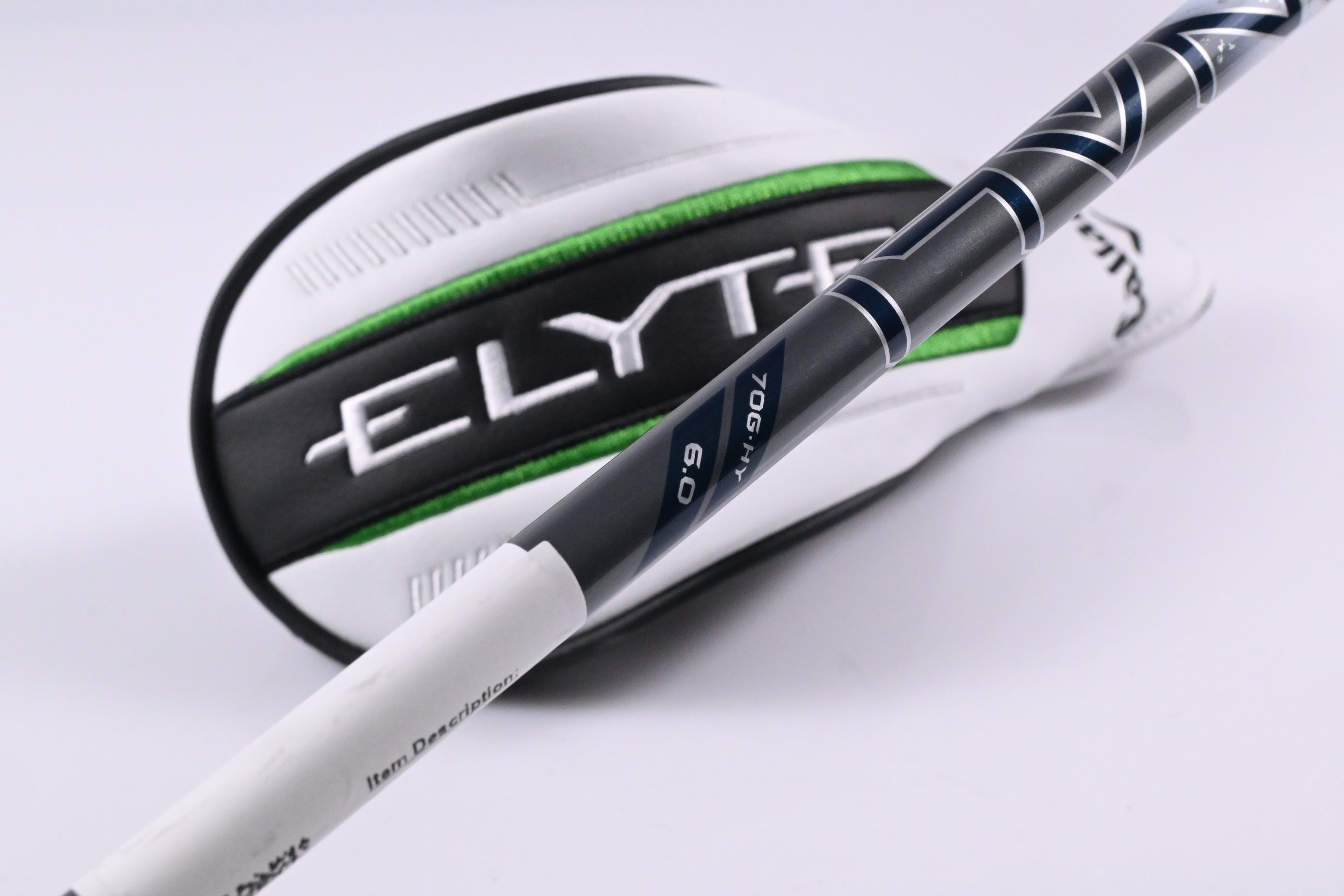 Callaway Elyte #4 Hybrid / 22 Degree / Stiff Flex Denali Charcoal 70 Shaft