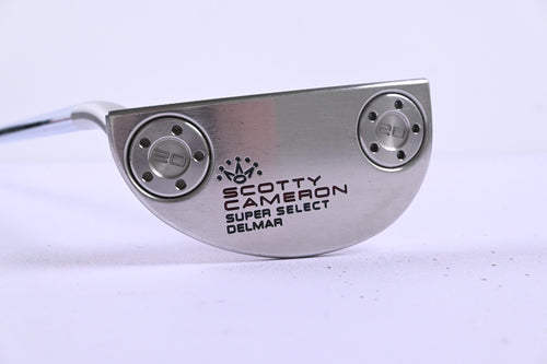 Left Hand Scotty Cameron Super Select Del Mar Putter / 33 Inch