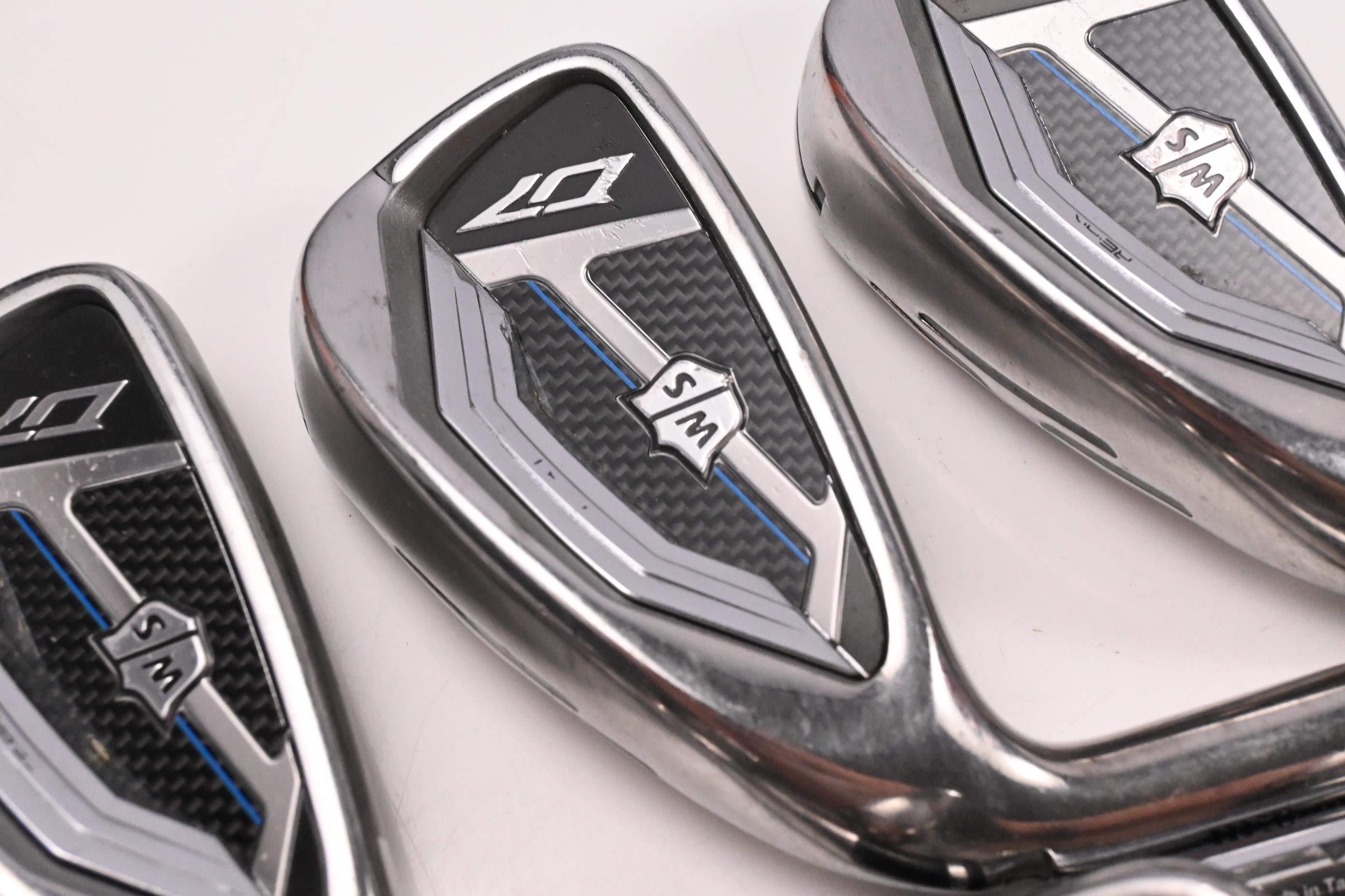 Left Hand Wilson D7 Irons / 5-PW+SW / Regular Flex KBS Tour 80 Shafts