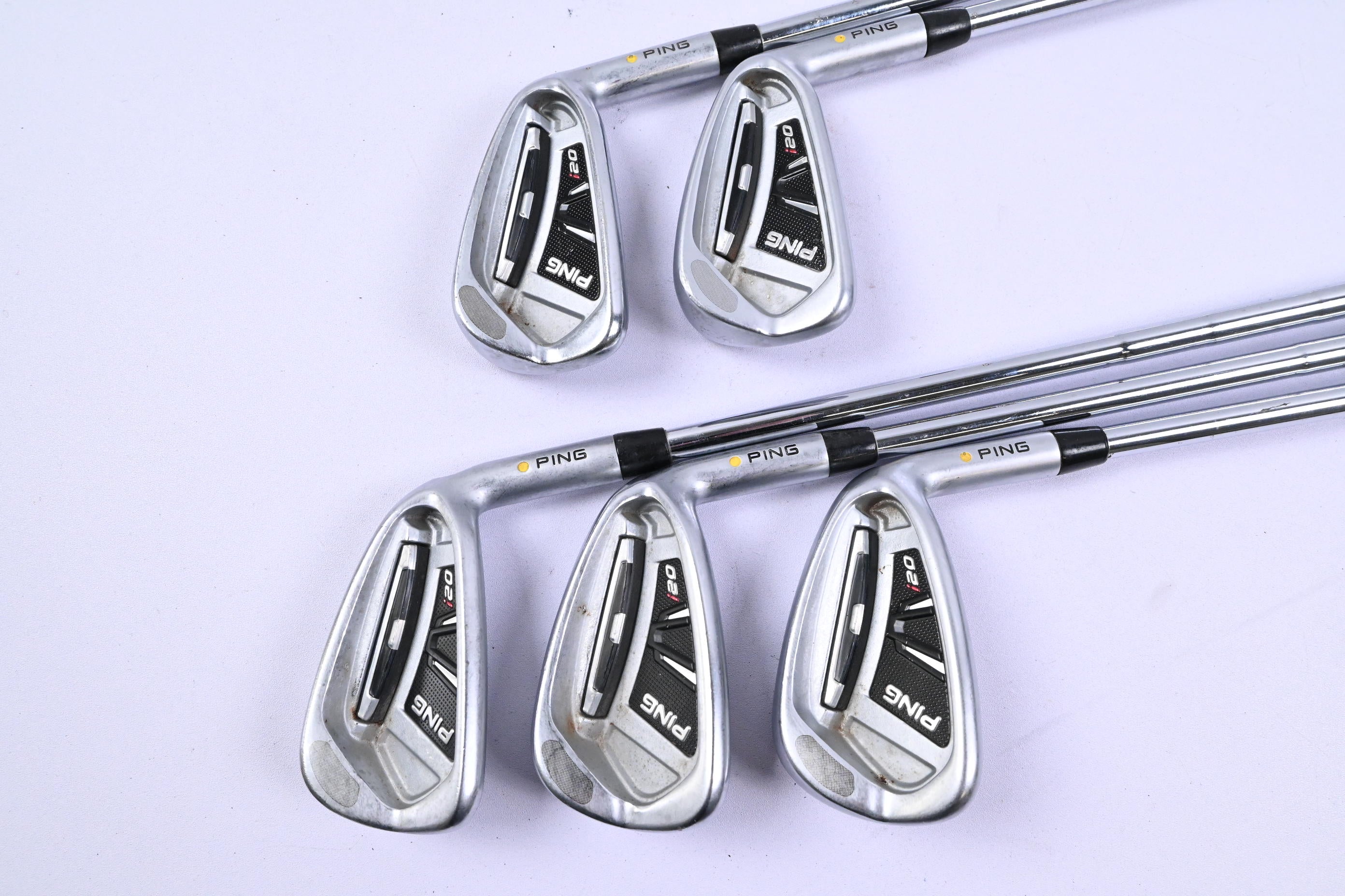 Ping i20 Irons / 5-9i / Yellow Dot / Stiff Flex Ping CFS Shafts
