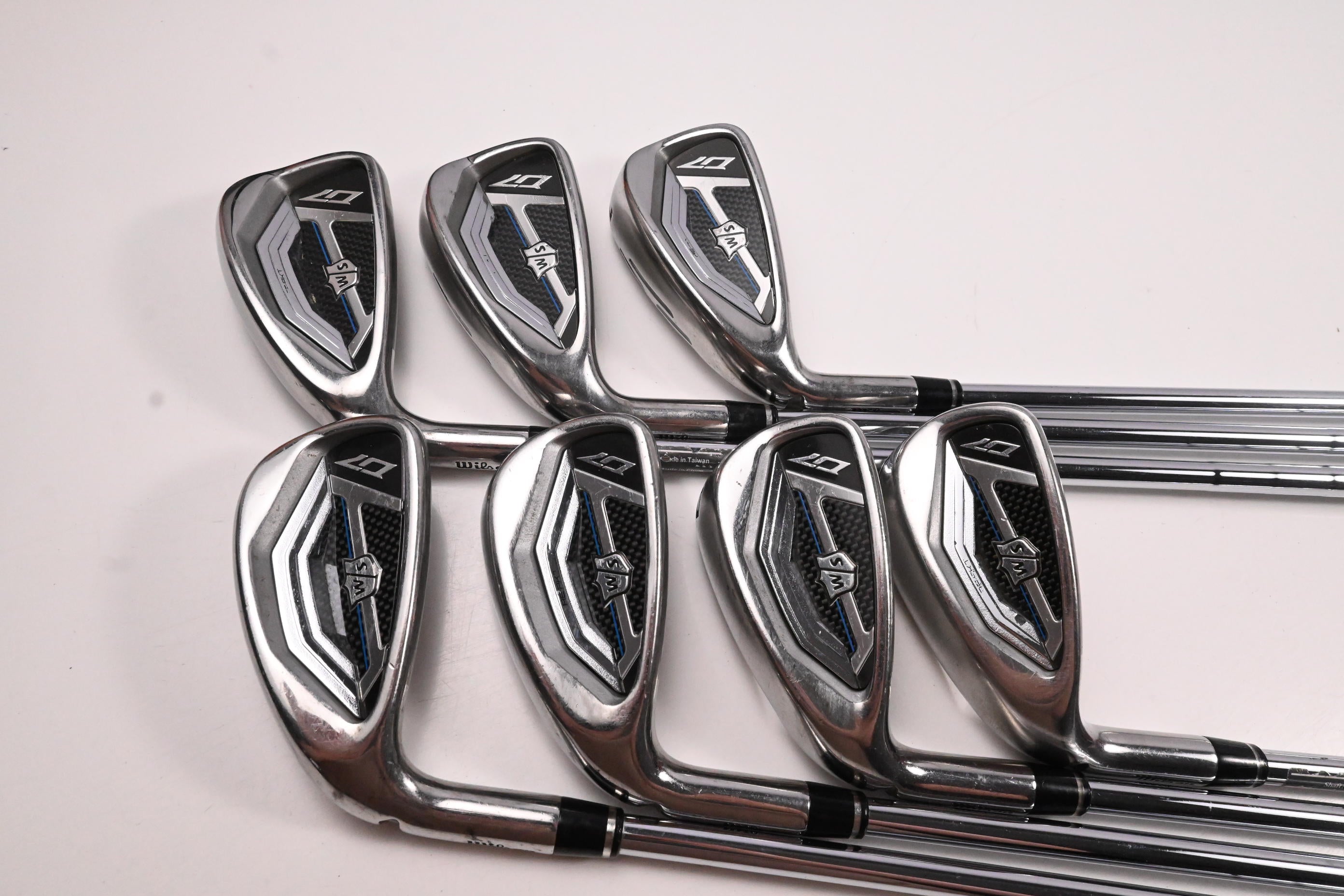 Left Hand Wilson D7 Irons / 5-PW+SW / Regular Flex KBS Tour 80 Shafts