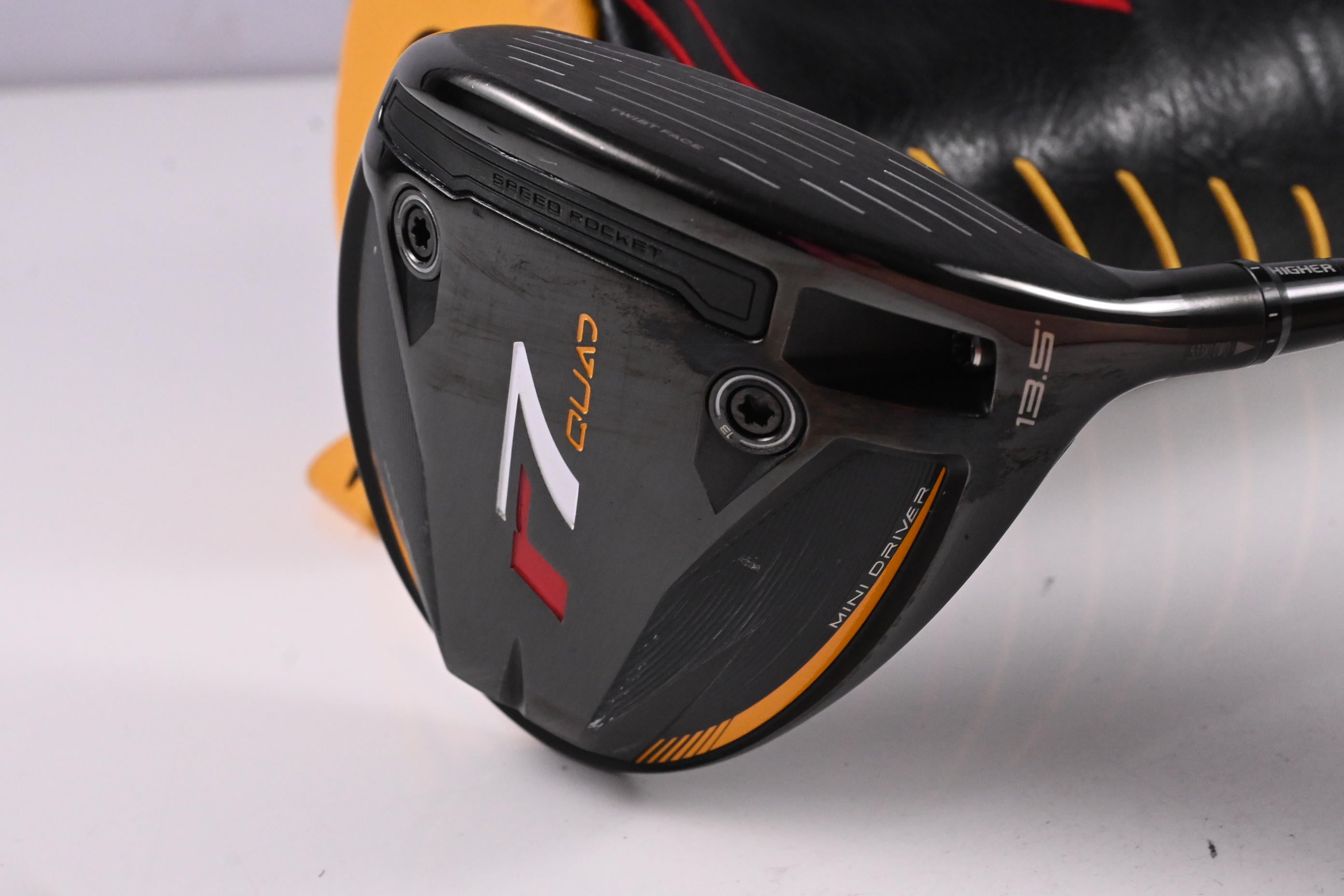Taylormade R7 Quad Mini Driver / 13.5 Degree / Stiff Flex Fujikura Speeder 6 Shaft