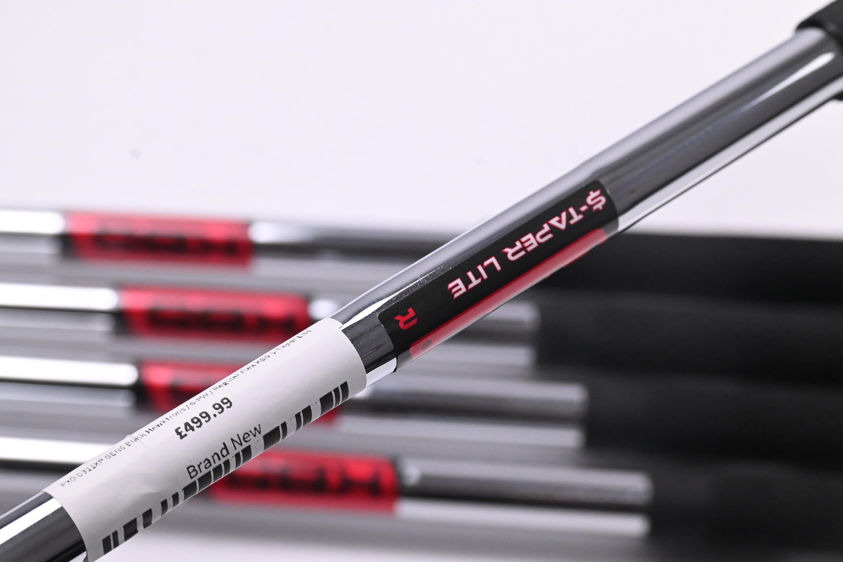 PXG 0311 XP GEN6 Black Hawk Irons / 6-PW / Regular Flex KBS $-Taper Lite Shafts