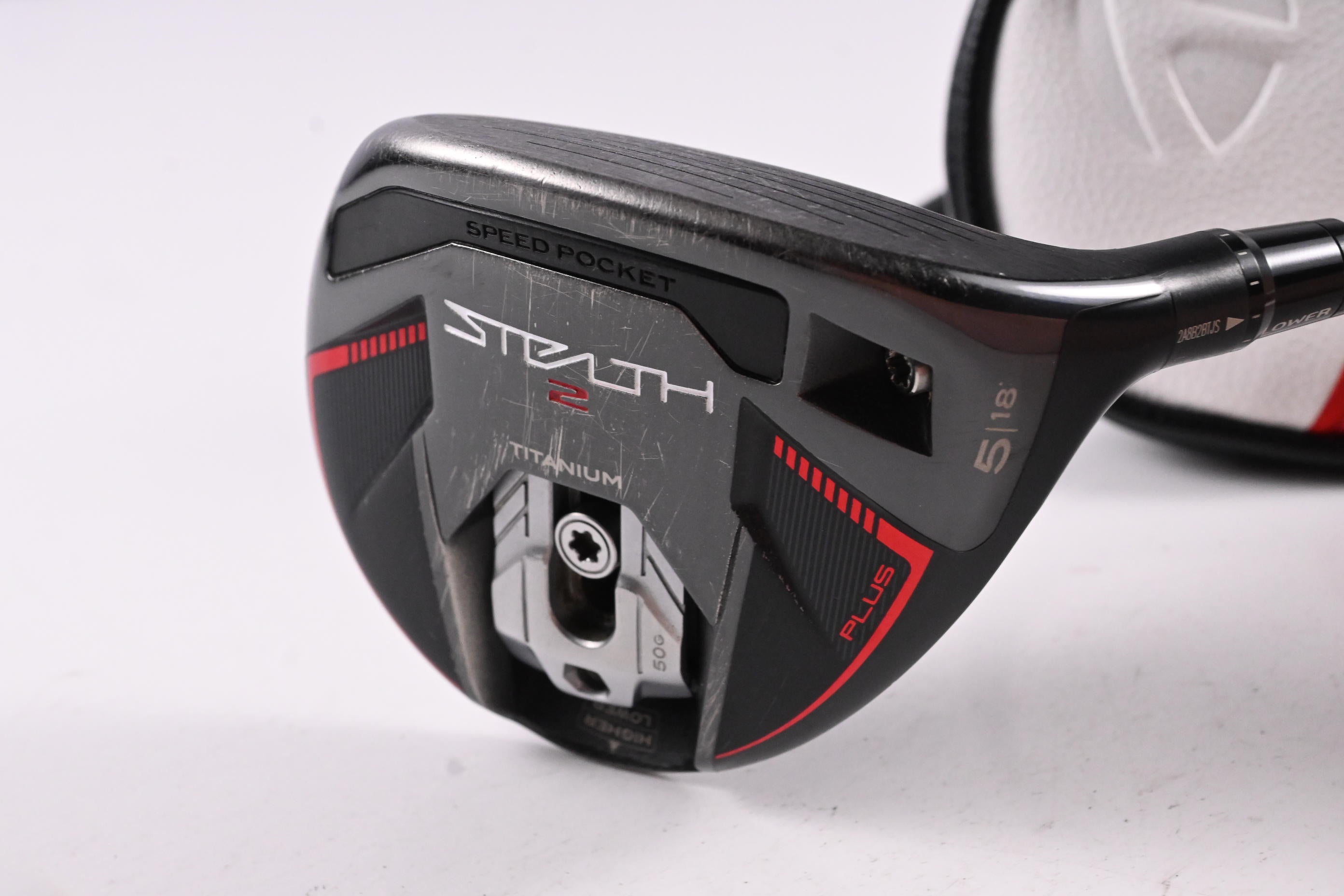 Taylormade Stealth 2 Plus #5 Wood / 18 Degree / Stiff Flex HZRDUS Gen4 Black 70 Shaft