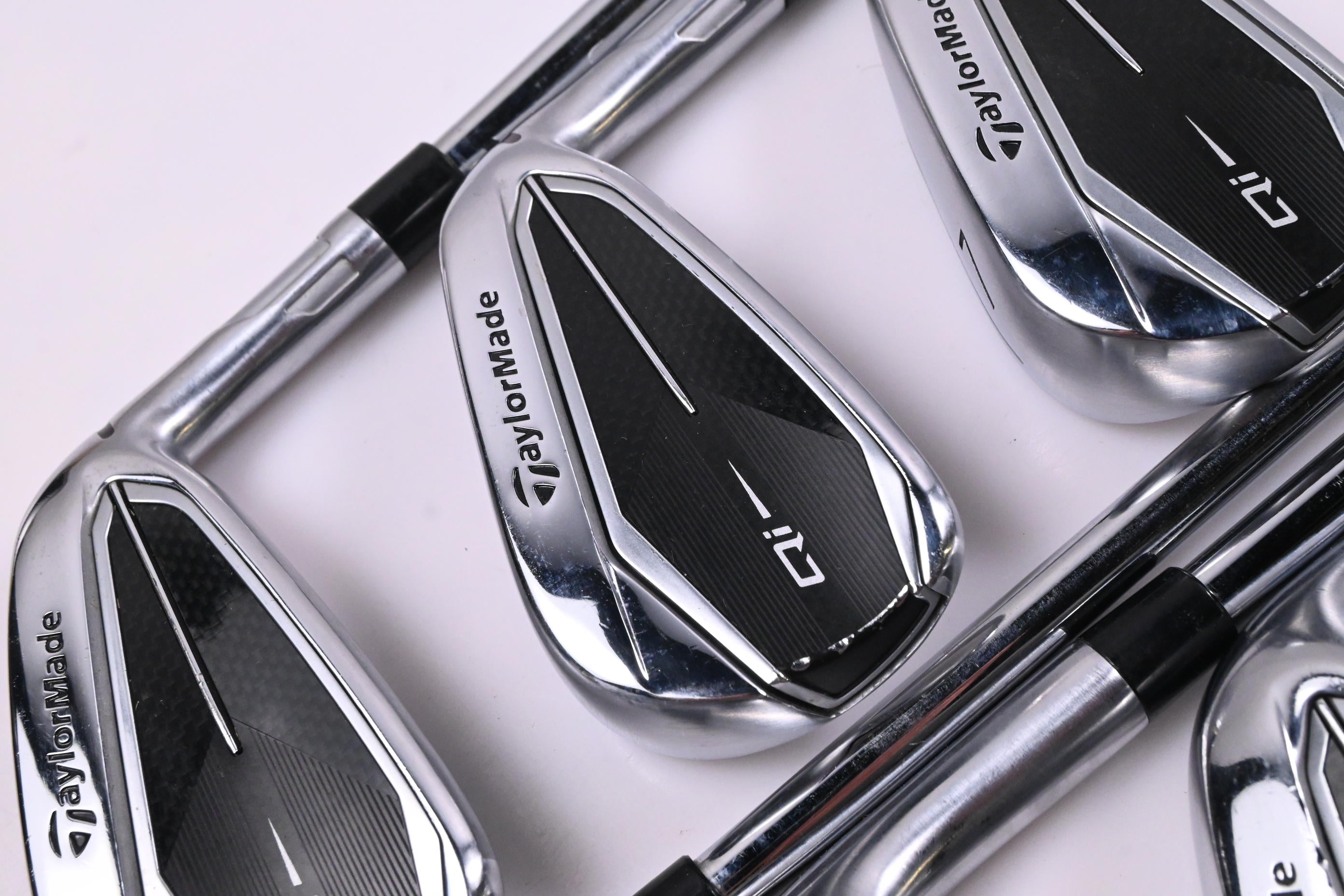 Taylormade Qi Irons / 5-PW+SW / Stiff Flex KBS MAX MT 85 Shafts