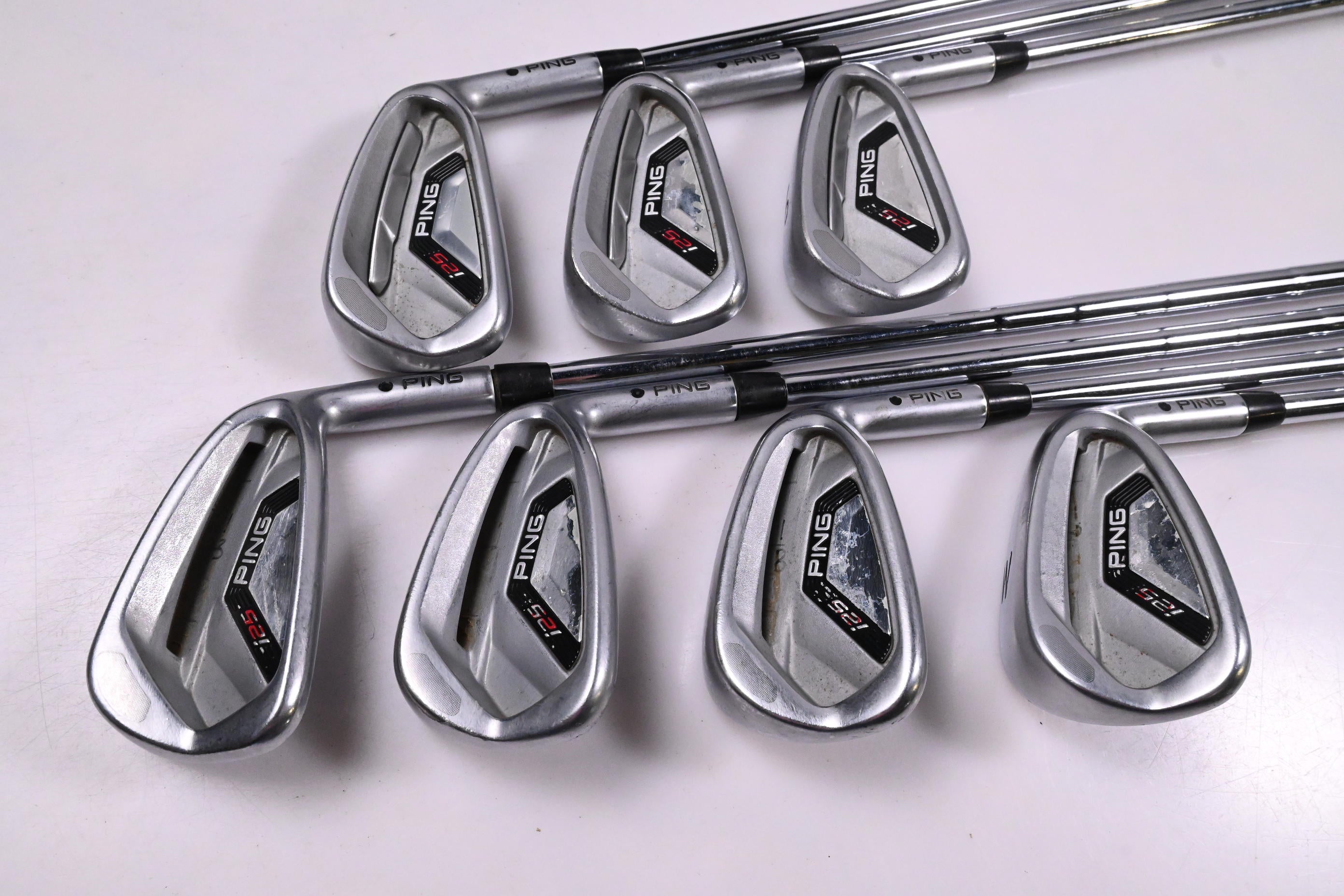 Ping i25 Irons / 4-PW / Black Dot / Stiff Flex Ping CFS Shafts