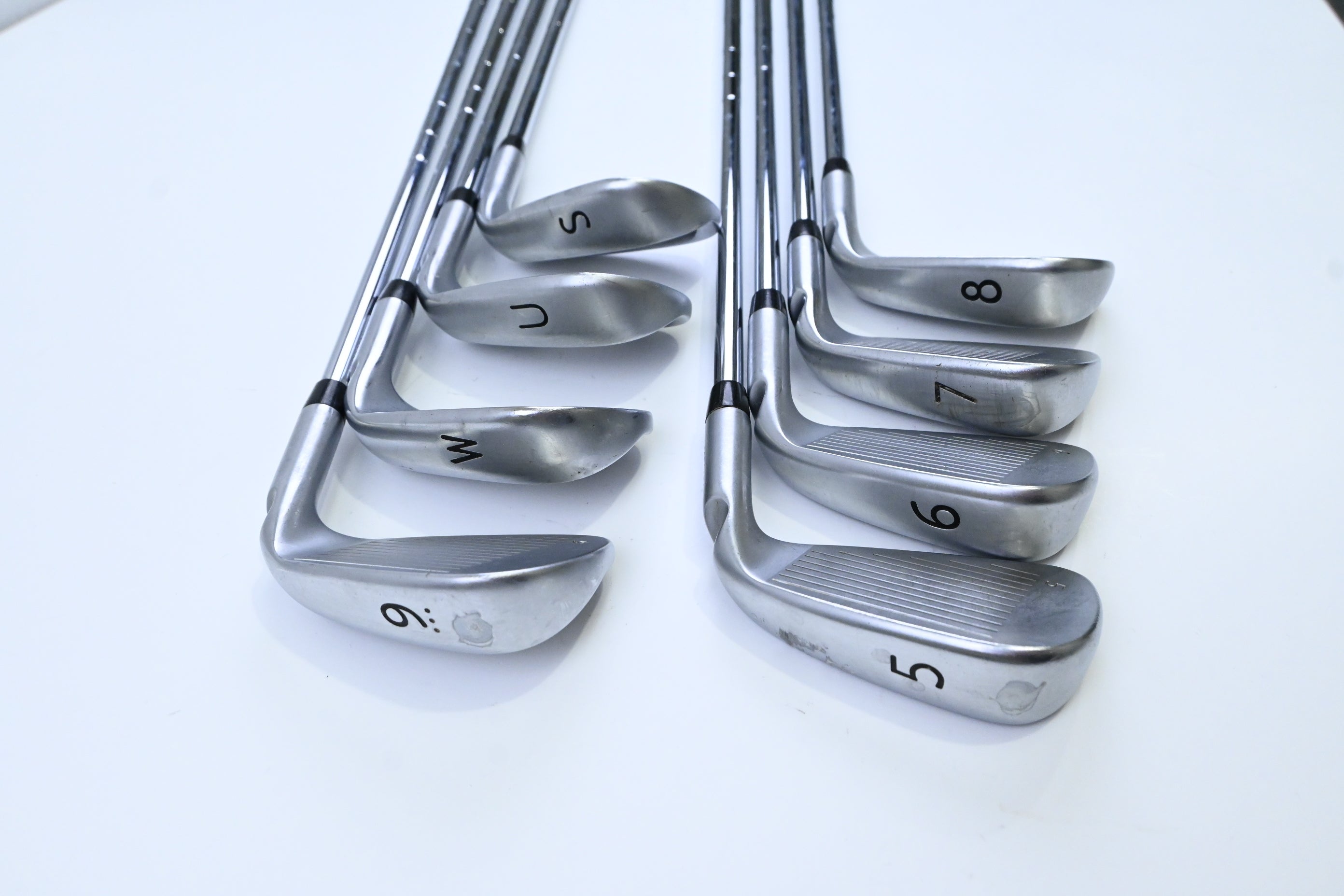Left Hand Ping i25 Irons / 5-PW+UW+SW / Blue Dot / Regular Flex Ping CFS Shafts