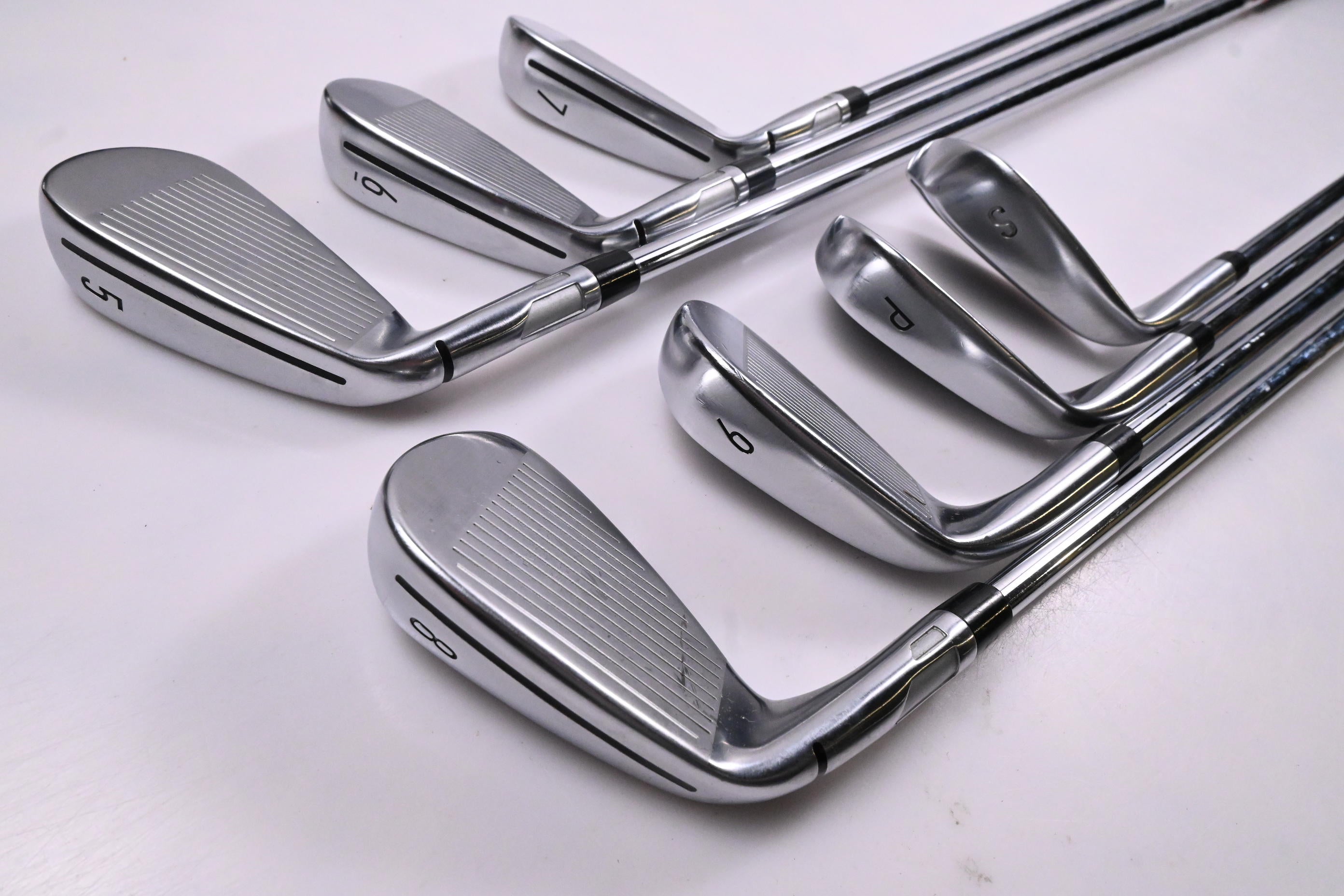 Taylormade Qi Irons / 5-PW+SW / Stiff Flex KBS MAX MT 85 Shafts