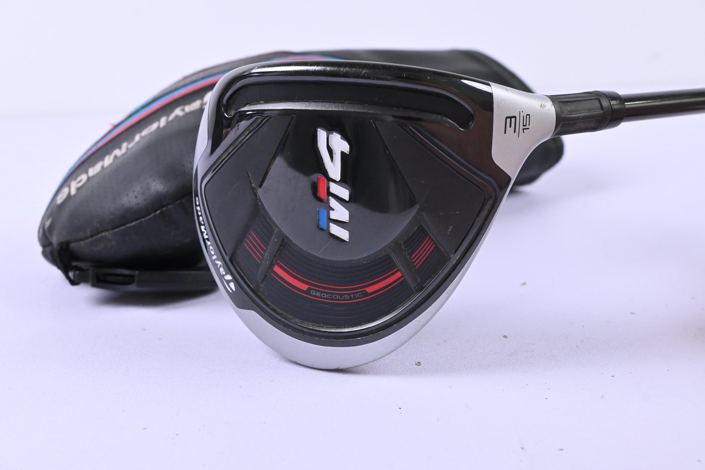 Taylormade M4 #3 Wood / 15 Degree / Regular Flex Fujikura Atmos Red 5 Shaft
