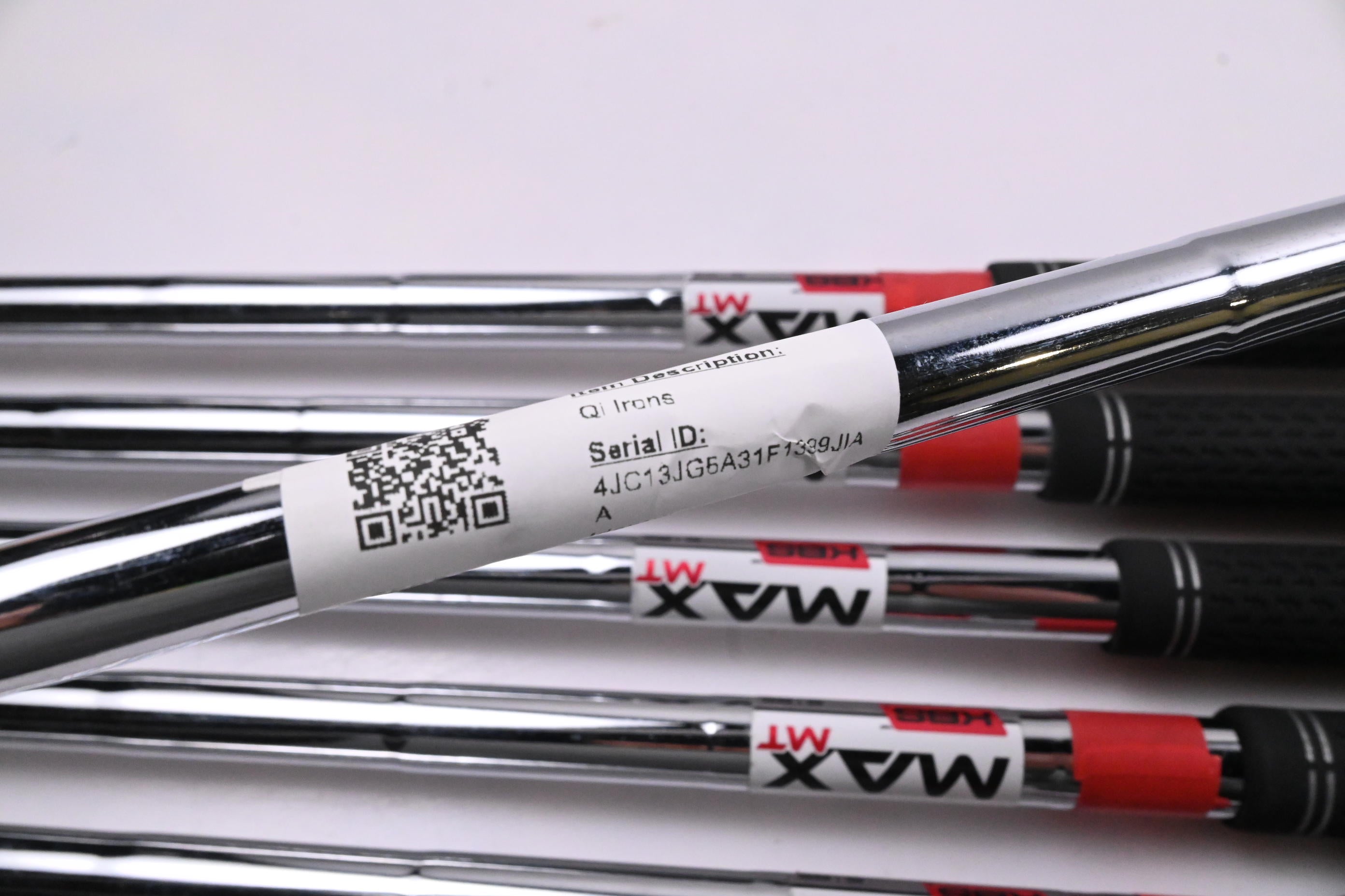 Taylormade Qi Irons / 5-PW+SW / Stiff Flex KBS MAX MT 85 Shafts